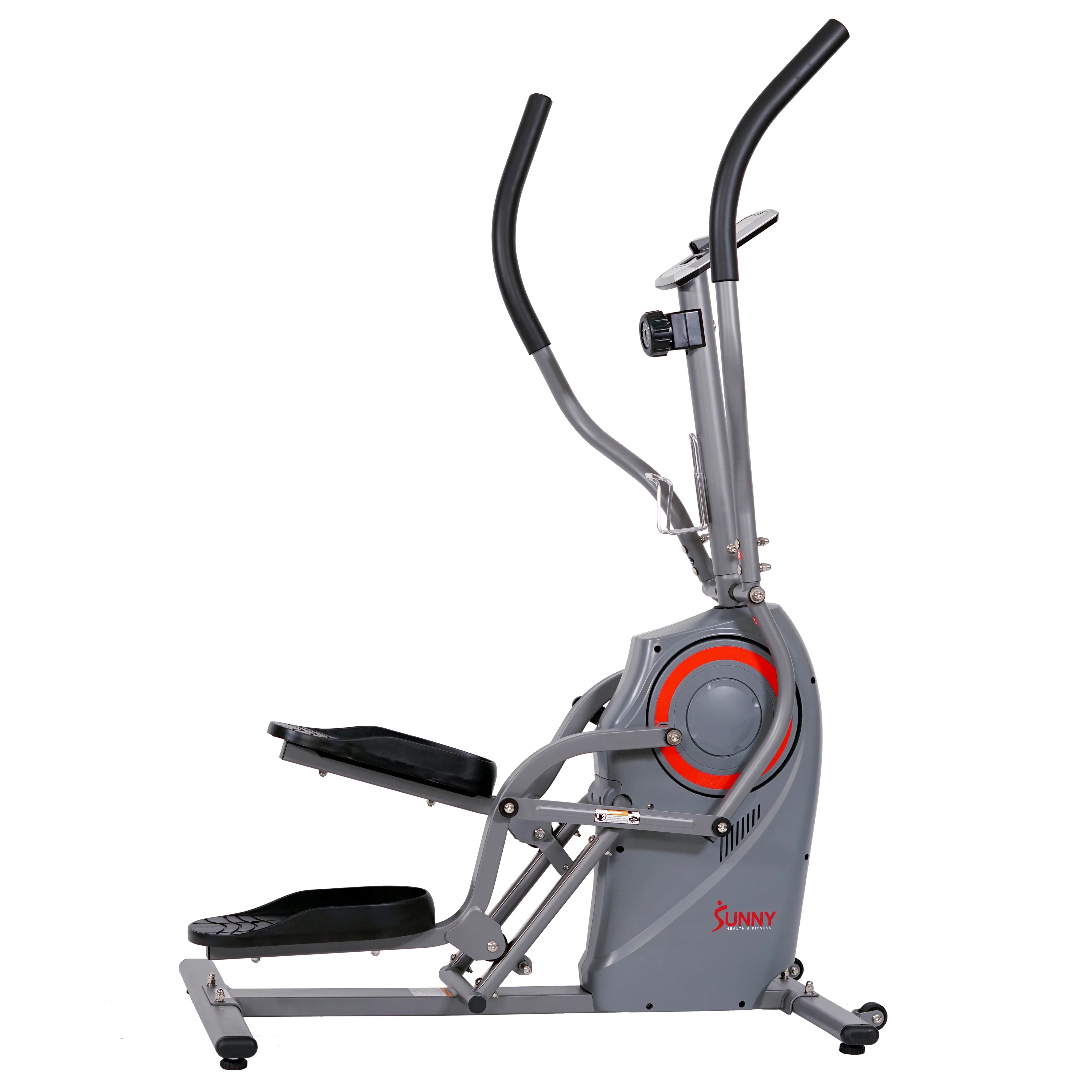 Sunny Health & Fitness Performance Elliptical Cardio Climber for Cross Trainer Exercise Machine with Stepping Motion, SF-E3911