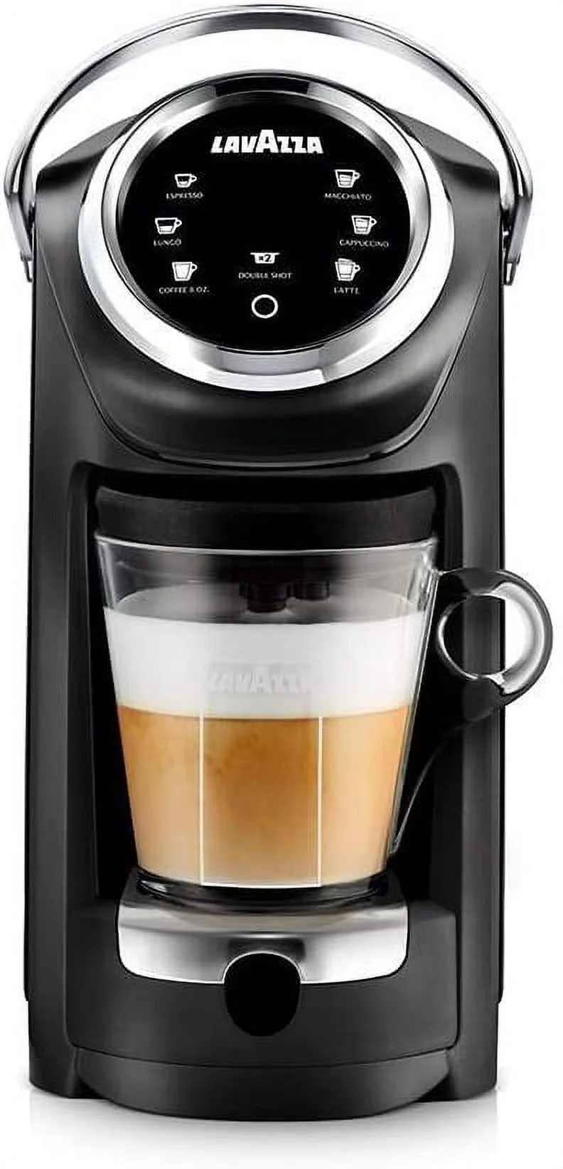 Lavazza Expert Coffee Classy Plus Single Serve ALL-IN-ONE Espresso & Coffee Brewer Machine – LB 400 – (Includes Built-in Milk Vessel/Frother)