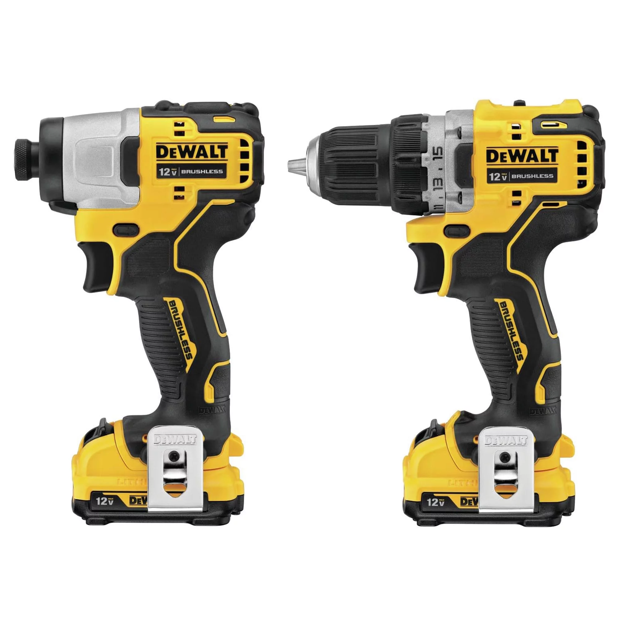 DeWalt XTREME 12V MAX Brushless Motor Drill & Impact Driver Combo Tool Kit