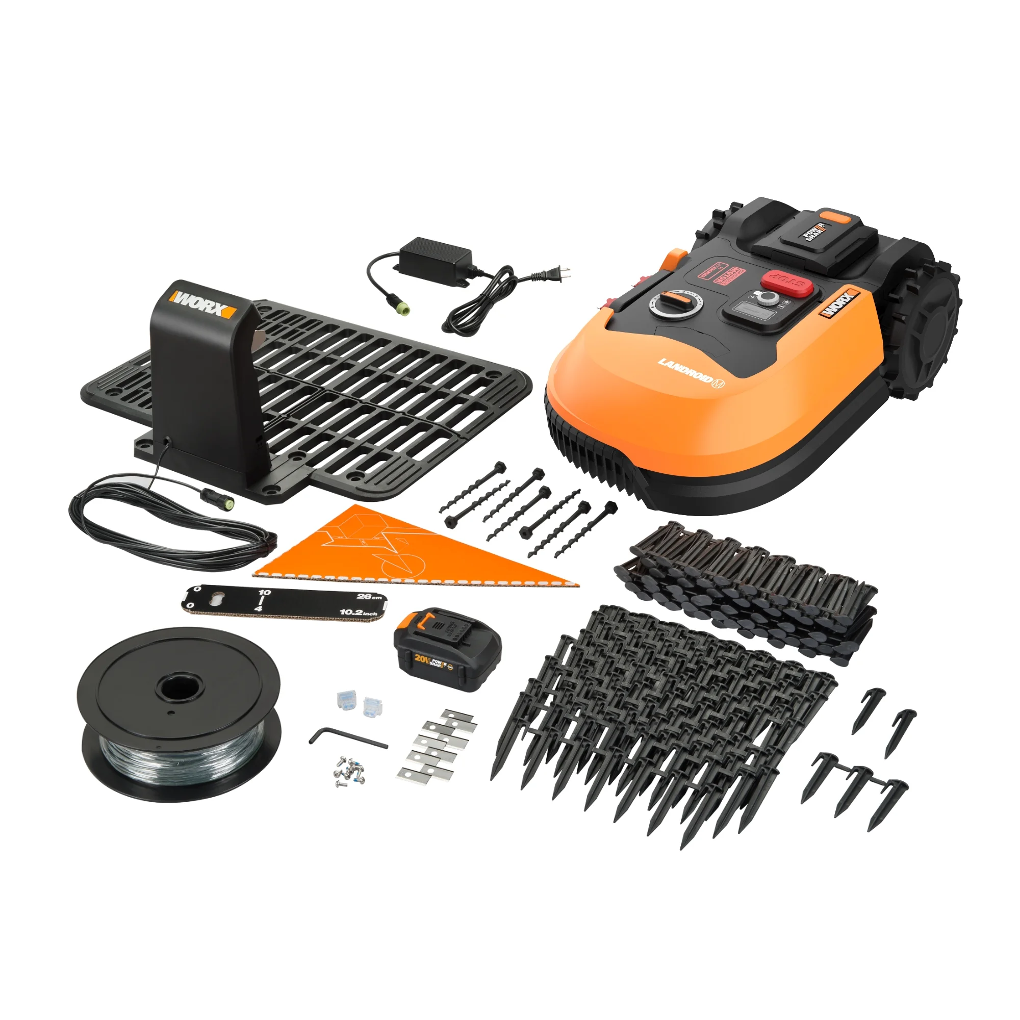 Worx WR147 Landroid M 20V Robotic Lawn Mower (1/4 Acre) (Battery & Charger Included)