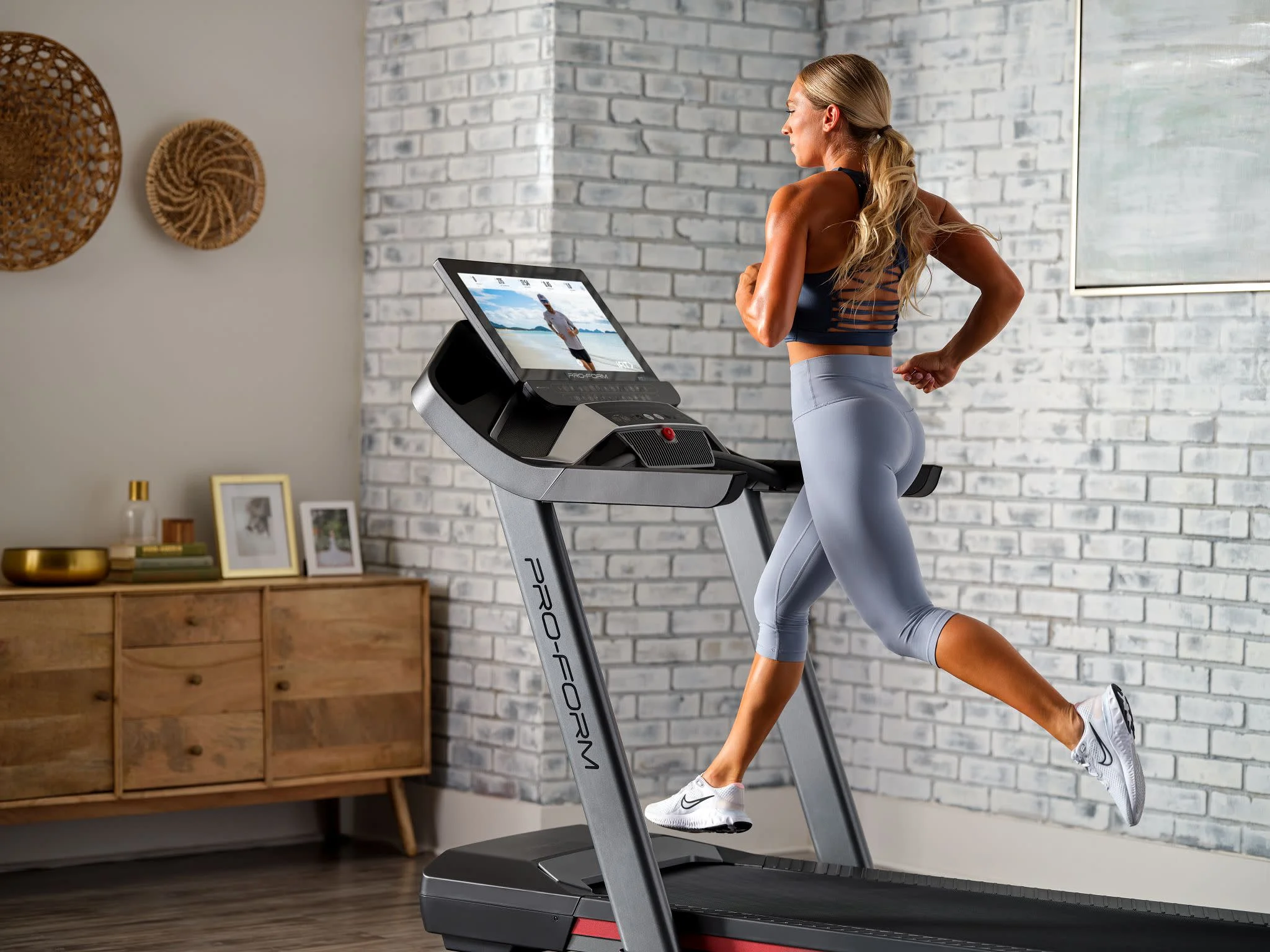 ProForm Pro 9000; Treadmill for Walking and Running with 22?? Touchscreen and SpaceSaver Design