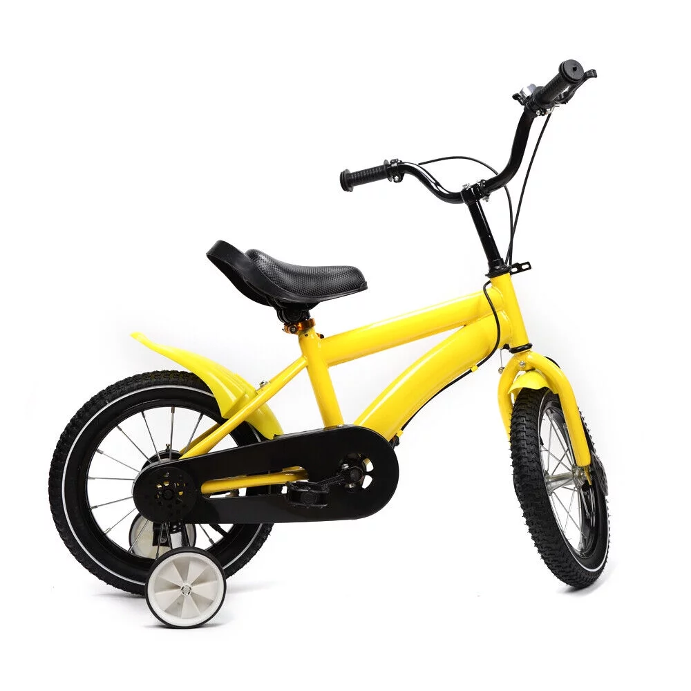 14″ Childrens Bike Boys Girls Bicycle Kids Bike w/ Safety Training Wheel