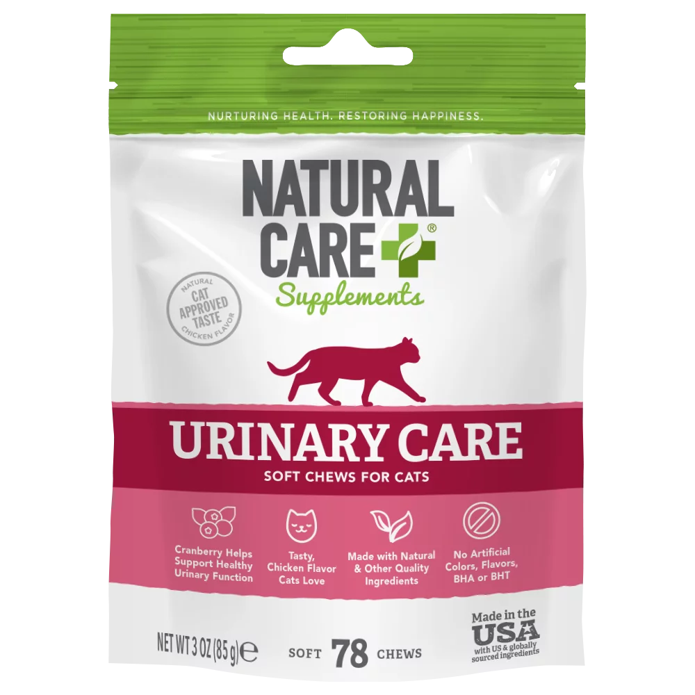 Natural Care Urinary Care Supplement Soft Chews for Cats, 78 Count