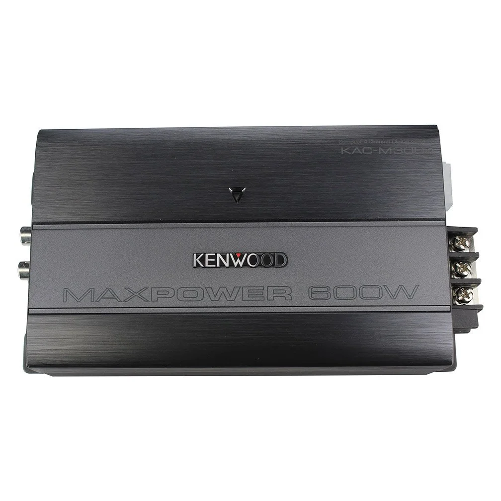 Kenwood KAC-M3004 4 Channel 600 Watt Amp Marine ATV Boat Motorcycle Amplifier