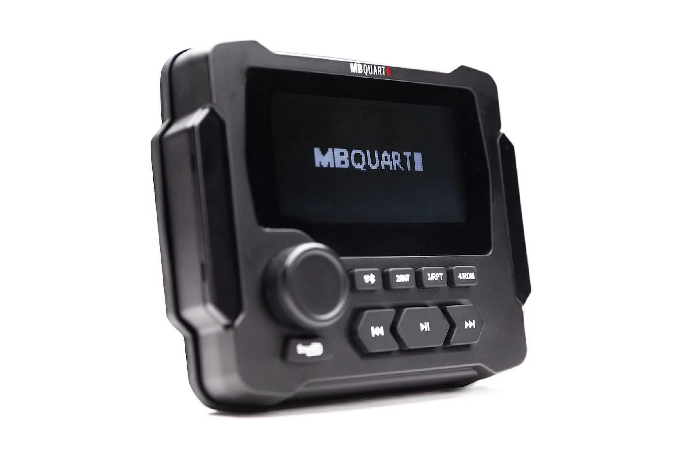 MB Quart GMR-LCD Gauge Hole Mount Marine/Boat Receiver Bluetooth AM/FM Radio