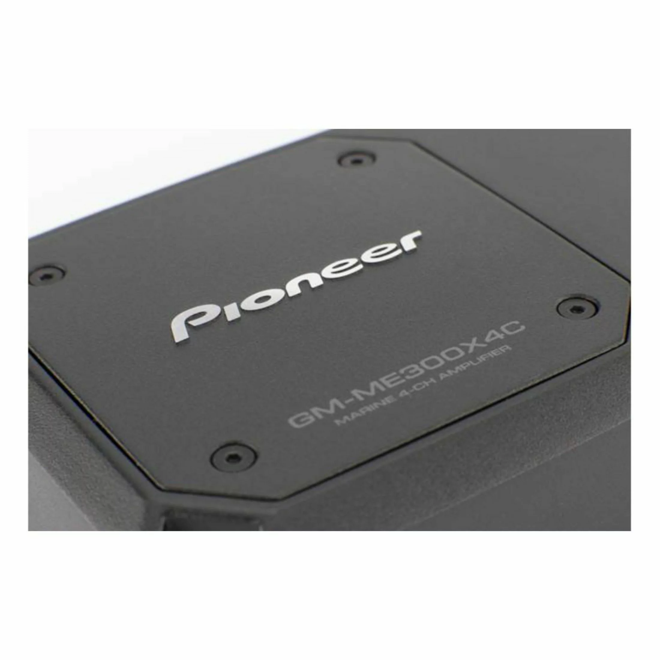 Pioneer 4-Channel Class-D Weatherproof Compact Marine Amplifier – Black