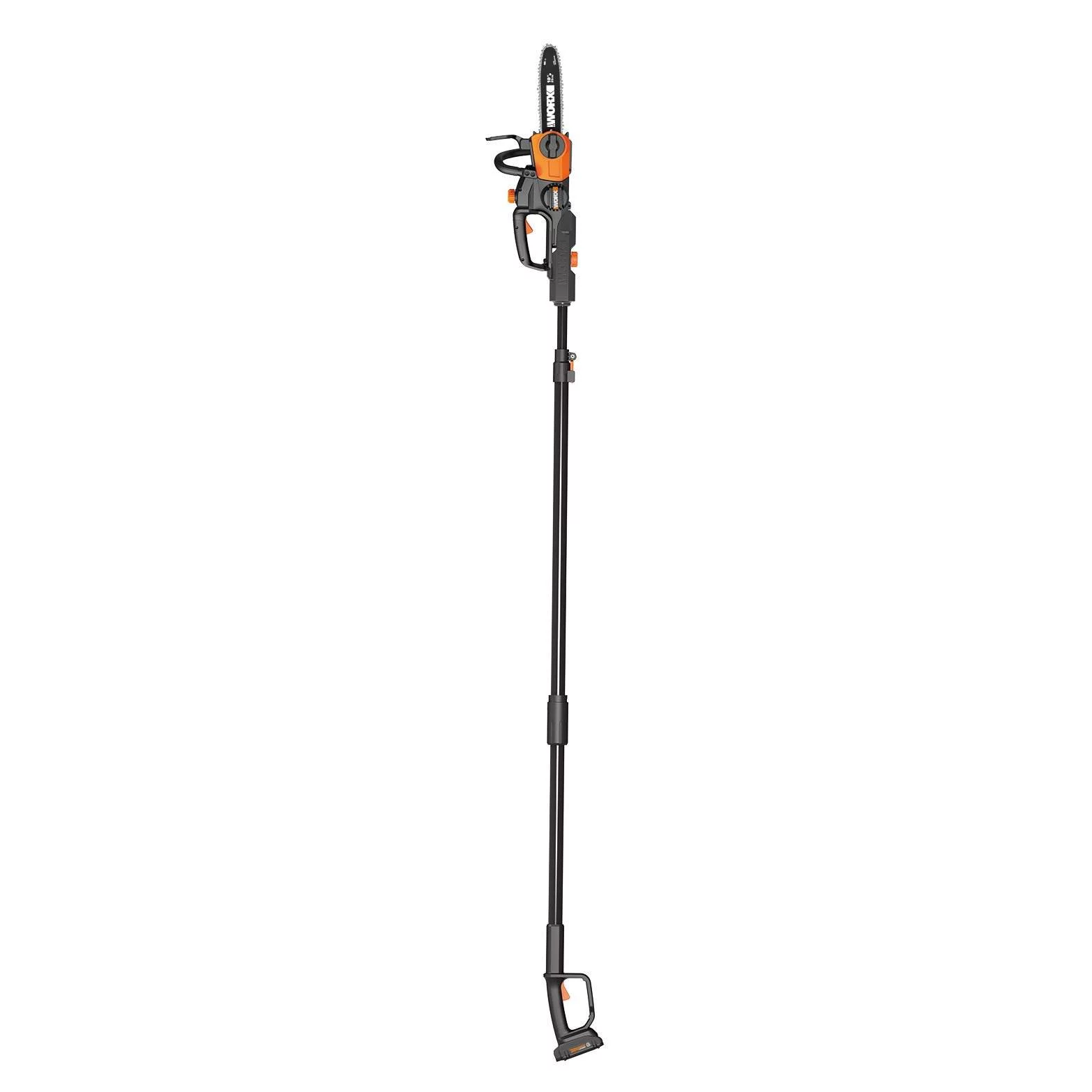 Worx 20V 10″ Auto Tension Electric Cordless Pole Chainsaw with Battery & Charger