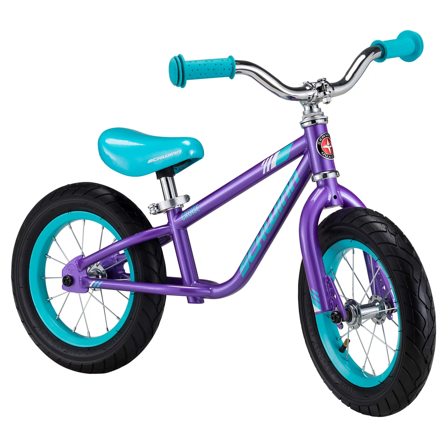 Schwinn 12 in. Girls Cruise Balance Bike, Light Purple