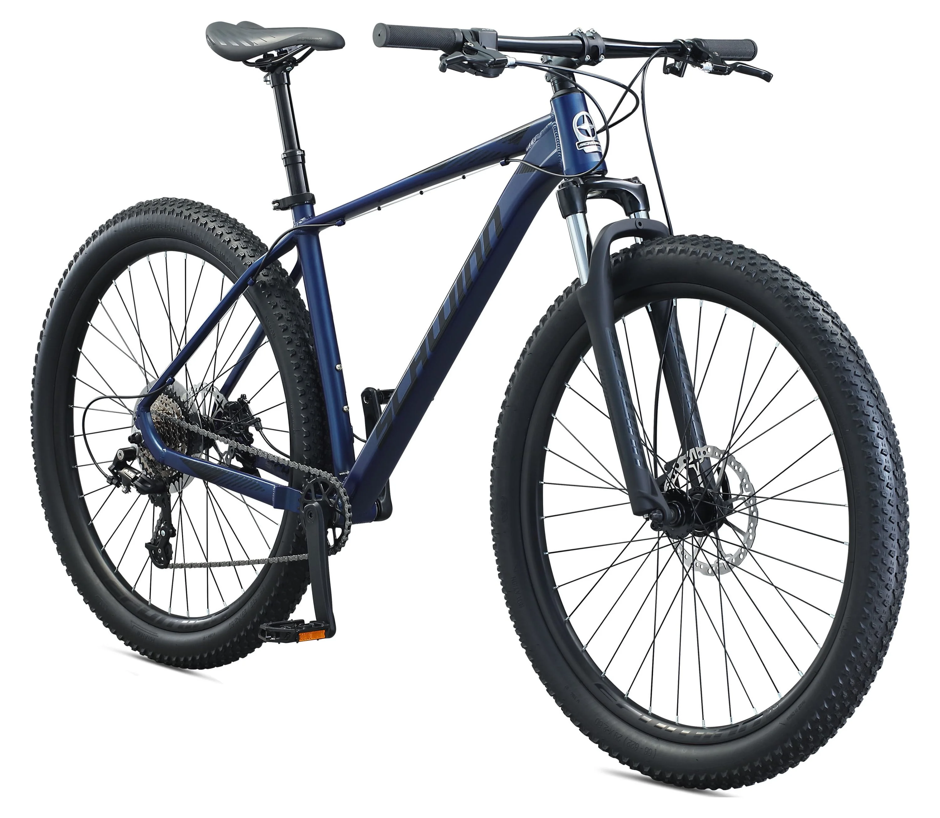 Schwinn Axum DP 29 inch Mens Mountain Bike, 17 inch Frame Adult Bicycle, Blue