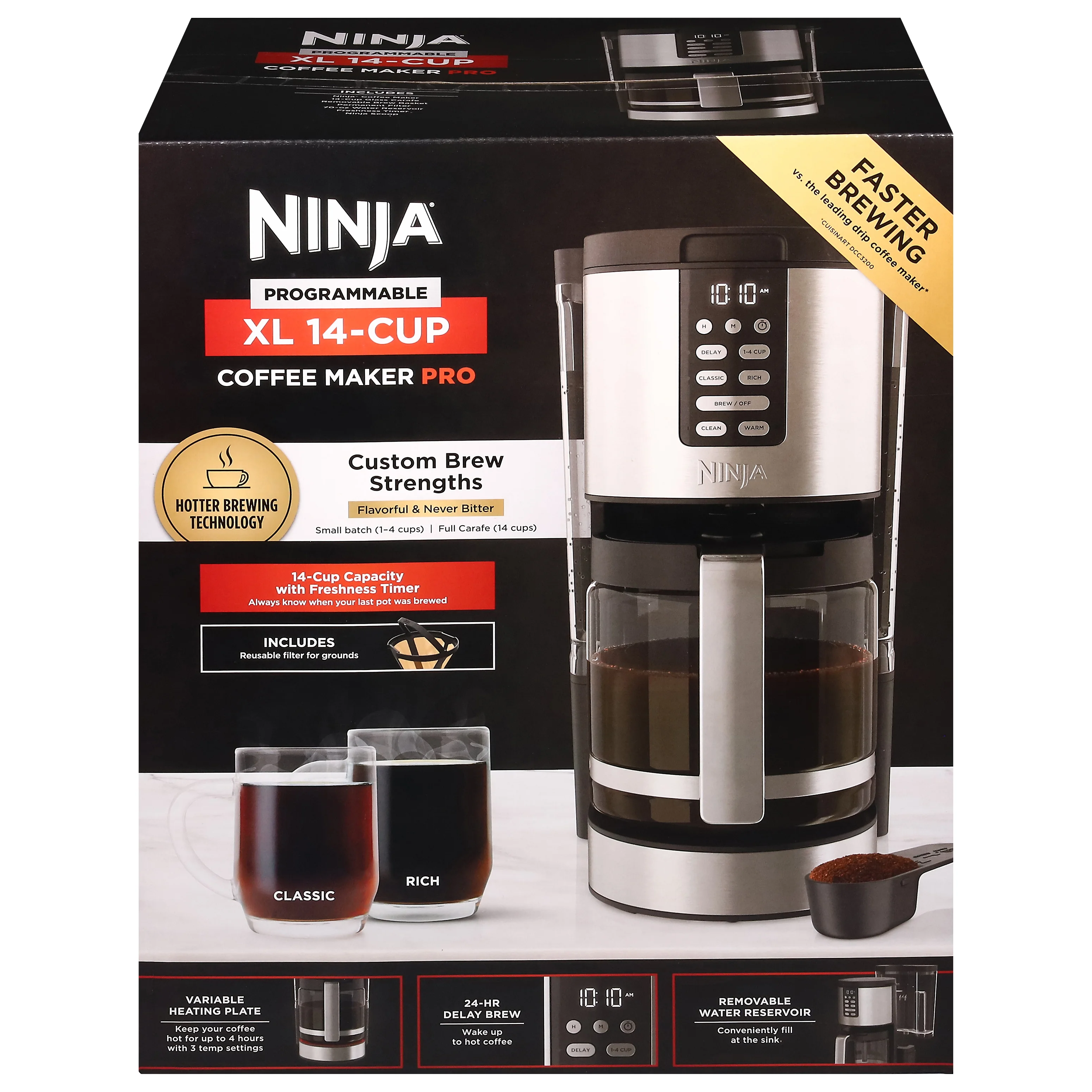 NINJA 14-CUP XL PROGRAMMABLE PRO COFFEE MAKER 1 EA