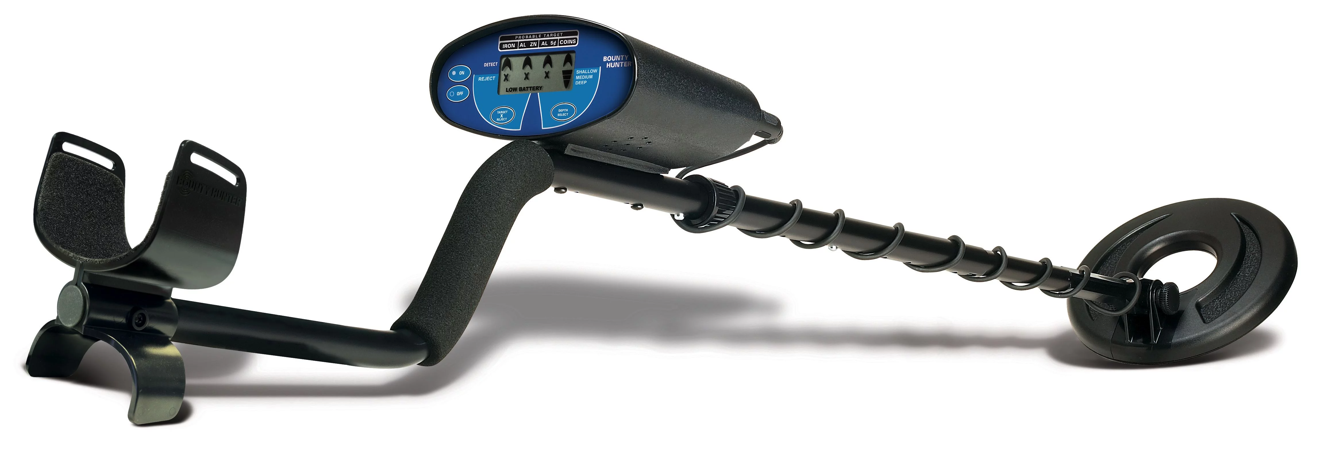 Bounty Hunter Pioneer EX Metal Detector – Digital (Black)