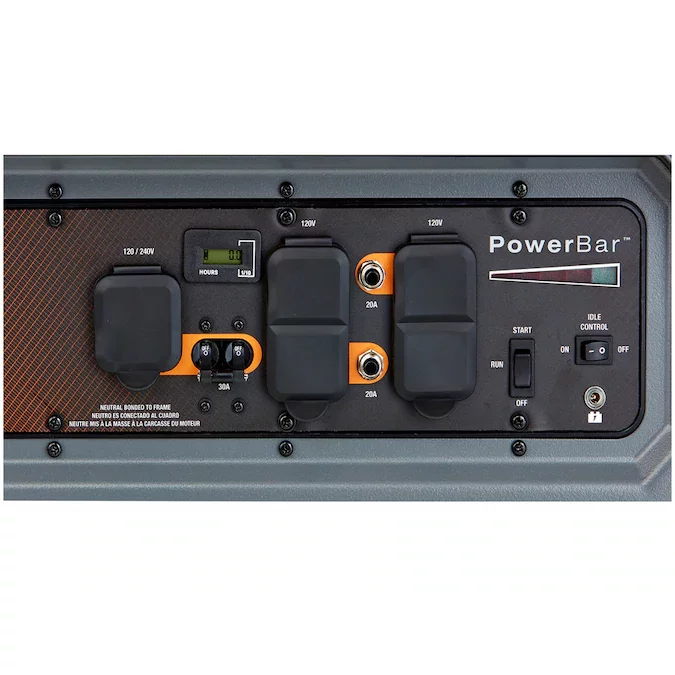 Generac 6433 – XT8000E 8,000 Watt Electric Start Portable Generator with Cord, 49-ST/CSA