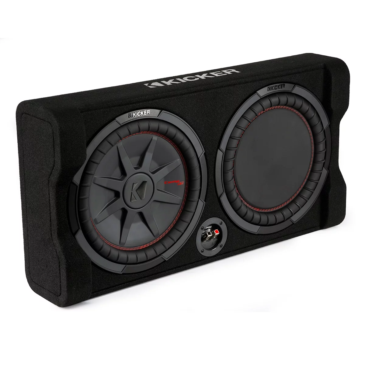 Kicker 48TRTP122 Down-Firing 12″ CompRT 2-Ohm Subwoofer Enclosure