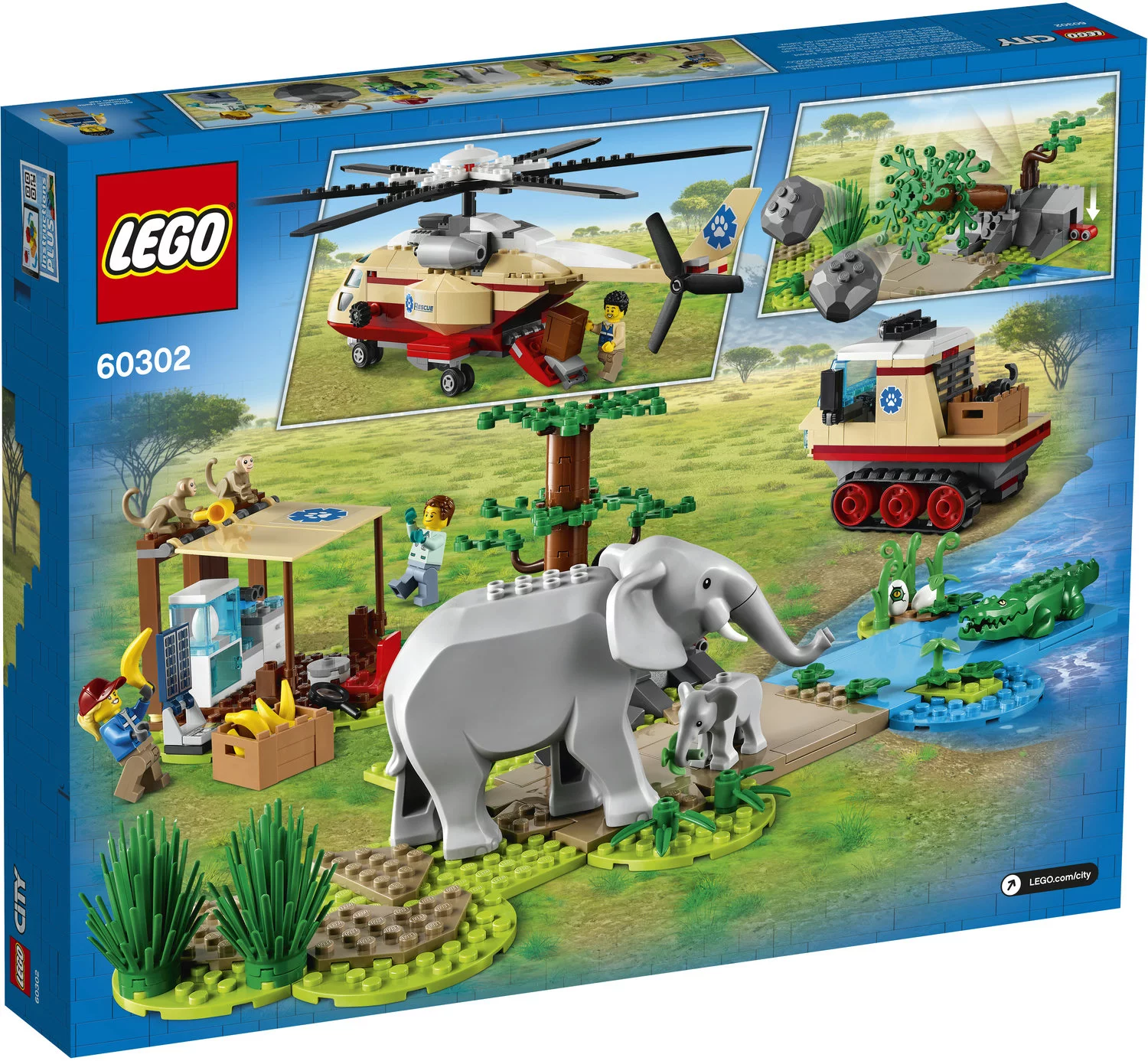 LEGO City Wildlife Rescue Operation 60302 Building Toy for Kids (525 Pieces)