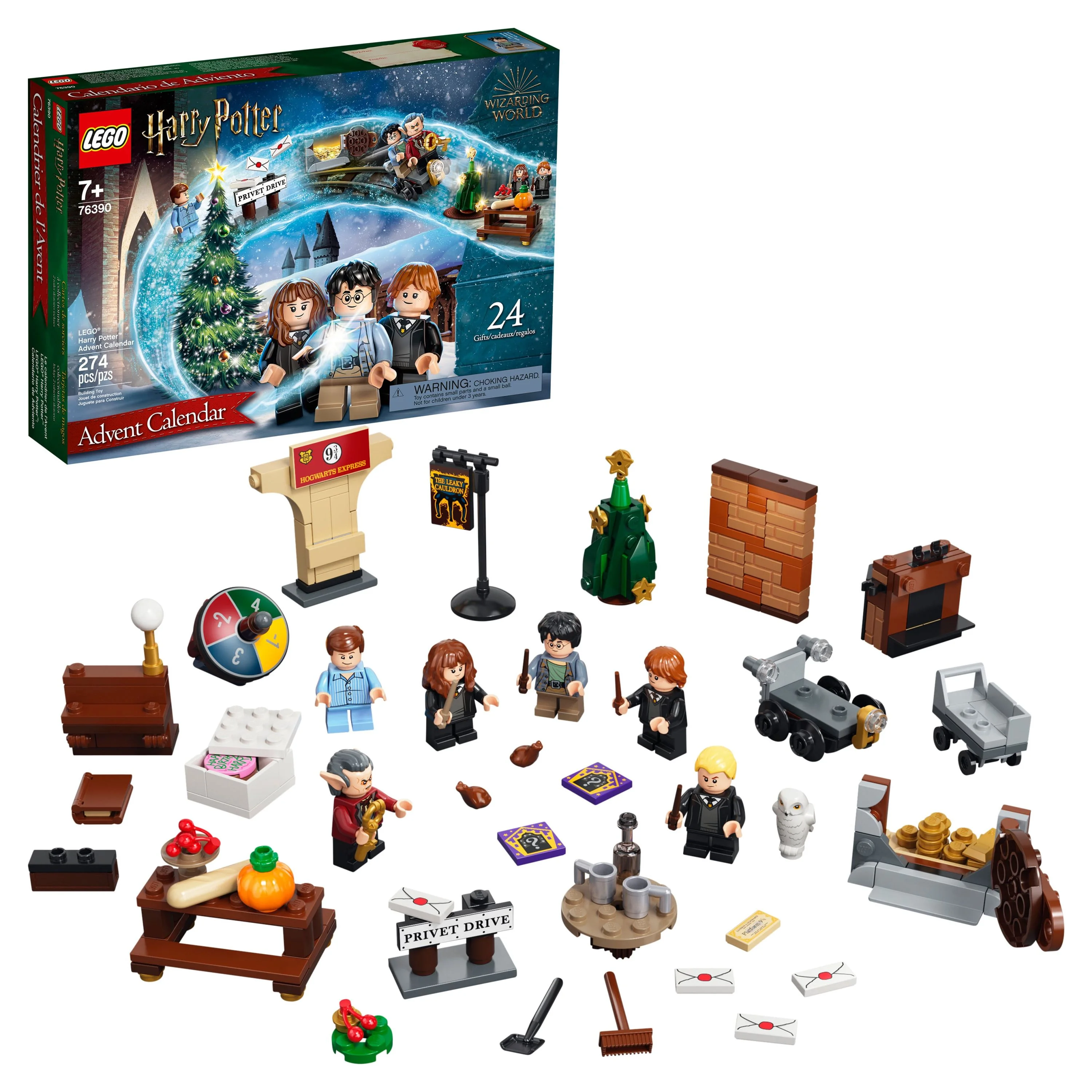 LEGO Harry Potter Advent Calendar 76390 Christmas Gift for Kids (274 Pieces)