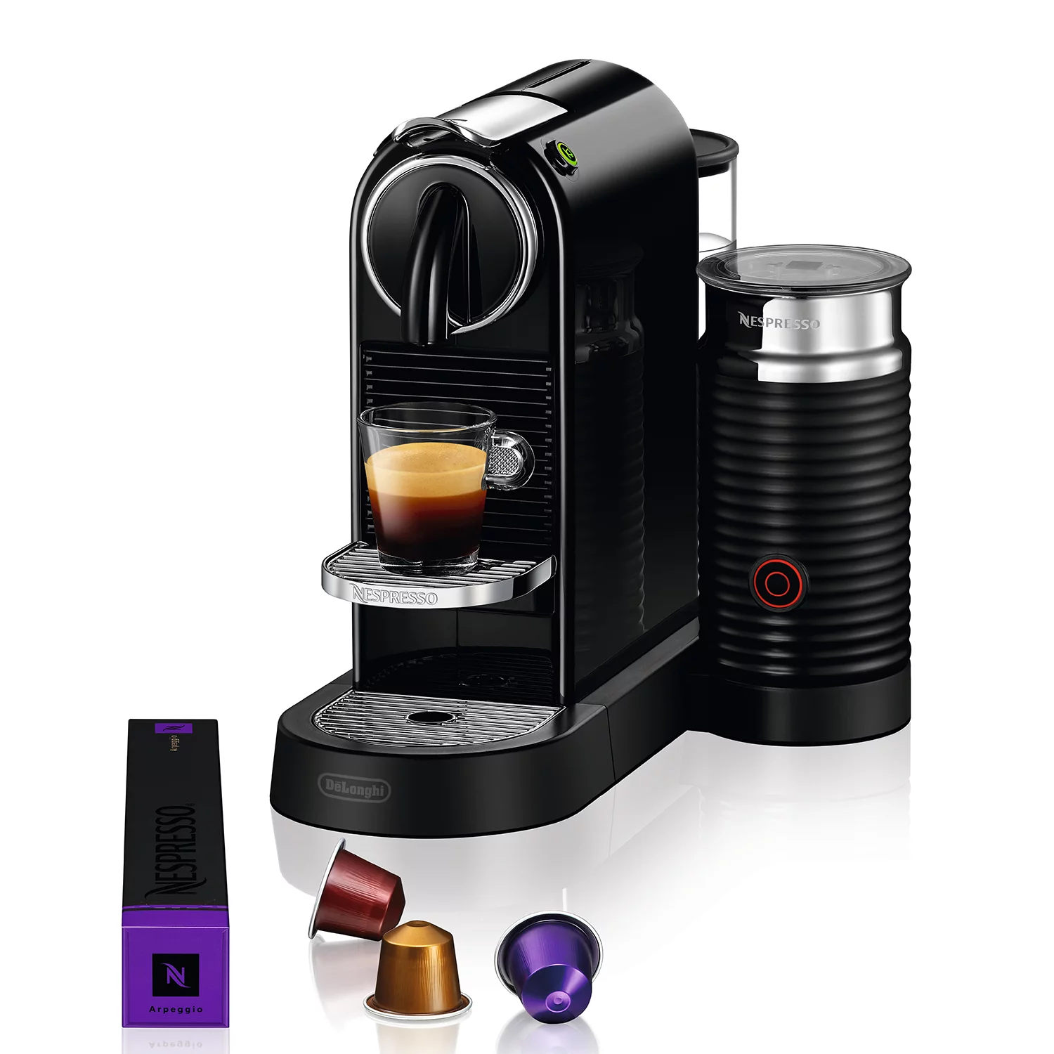 Nespresso CitiZ & Milk Espresso Machine by De’Longhi, Black