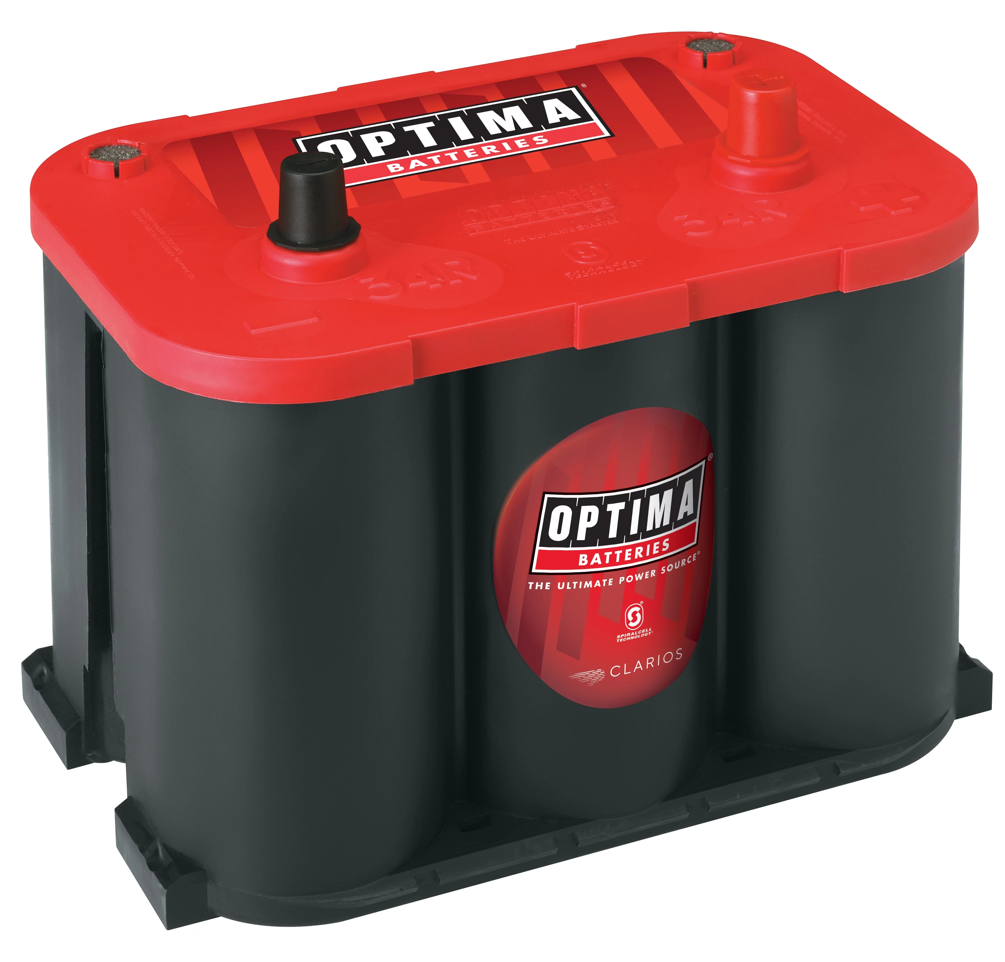 OPTIMA RedTop AGM Spiralcell Automotive Starting Battery, Group Size 34R, 12 Volt 800 CCA