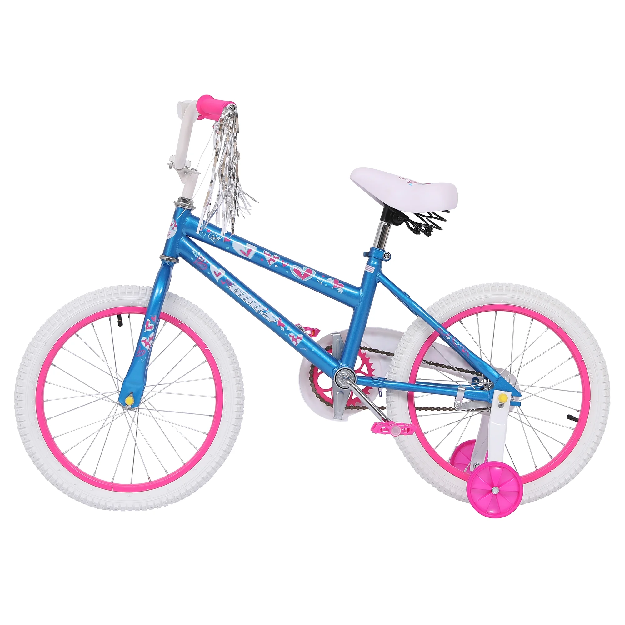 HONGGE 18 in. Girl Kids Bike, Blue