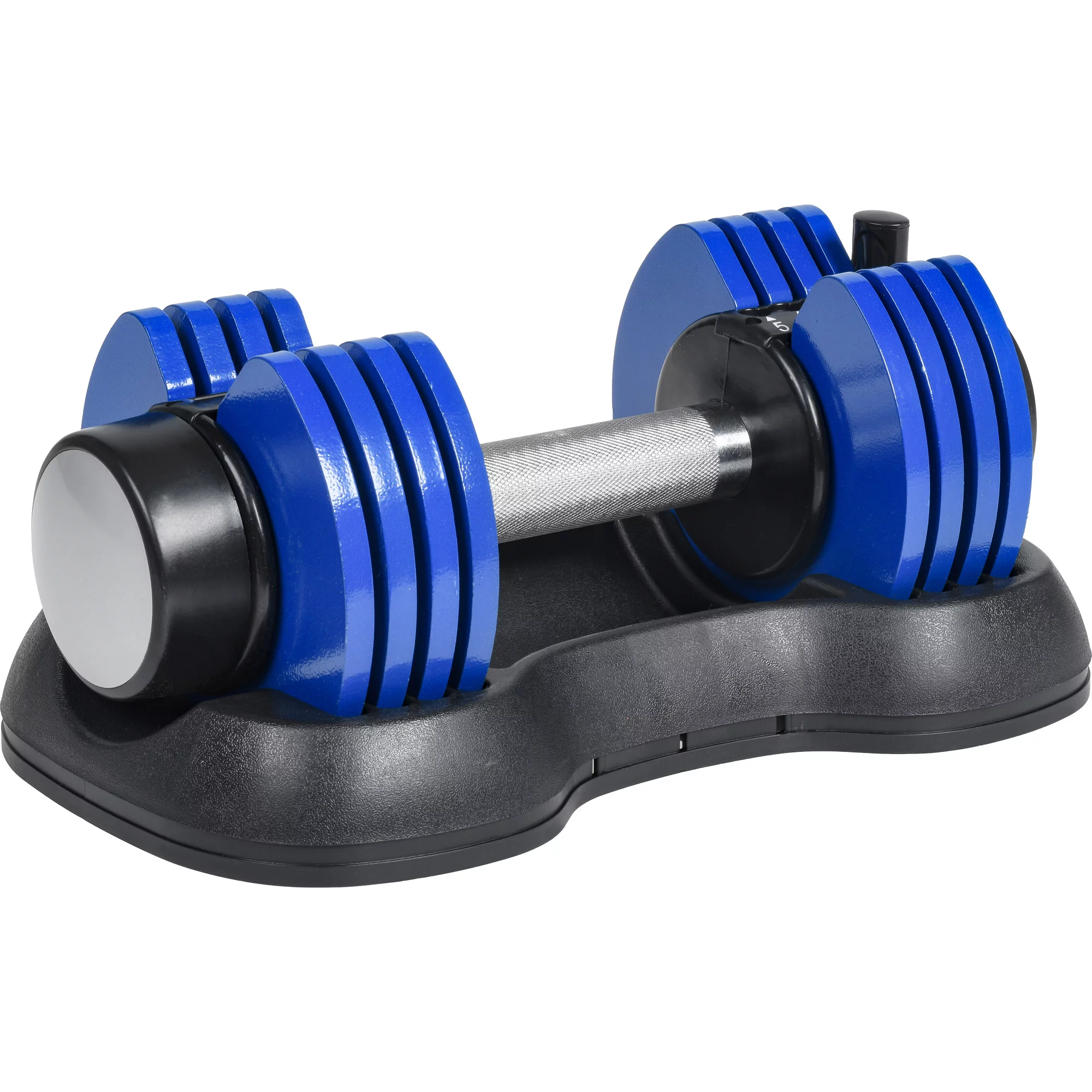 HLAiLL Adjustable Dumbbell 25 lbs with Fast Automatic Adjustable and Weight Plate for Body Workout Home Gym, blue, Note: Single( 10 Sets)