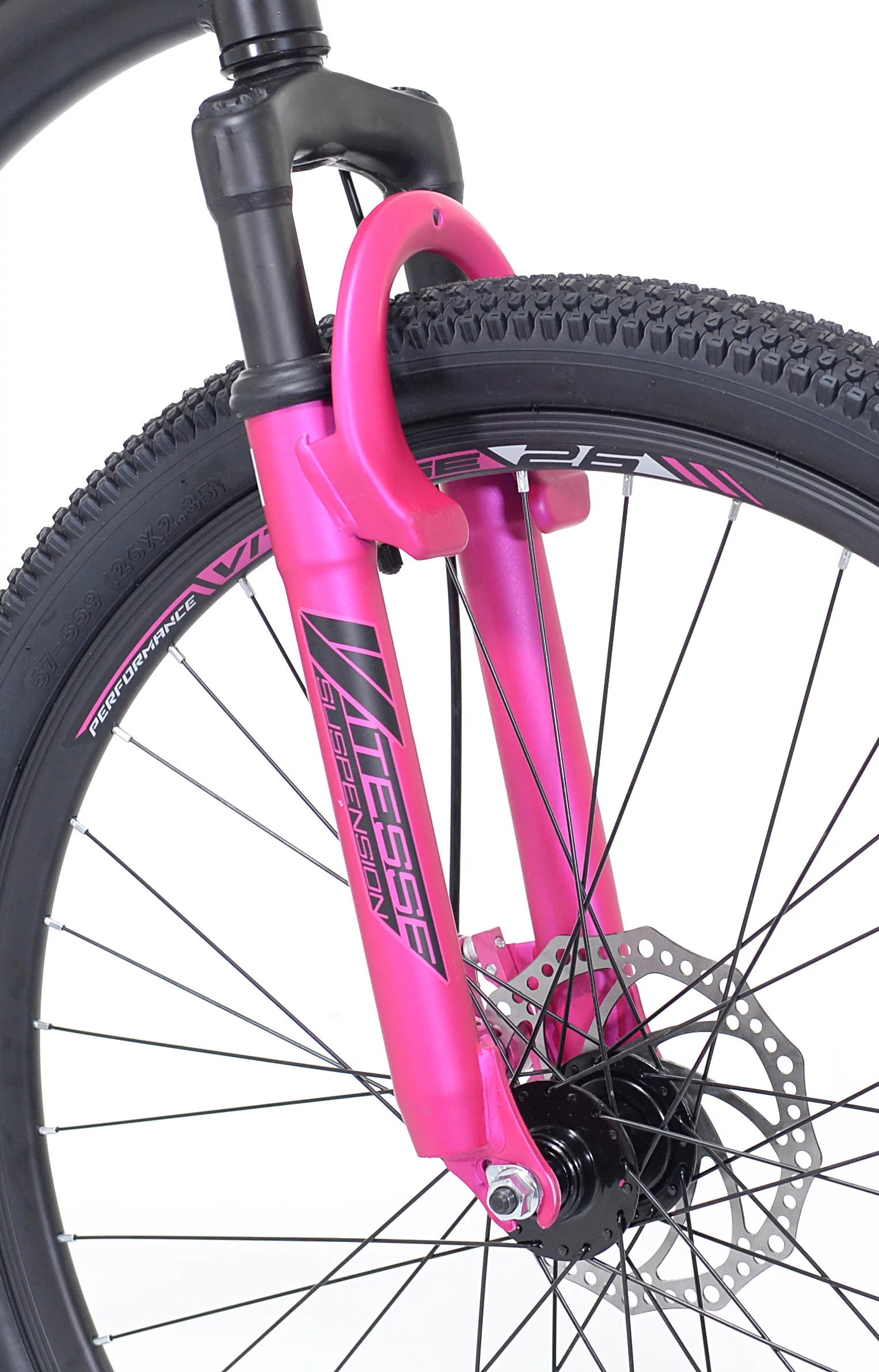 Kent Genesis 26 in. Maeve Women’s Mountain Bike, Black and Pink