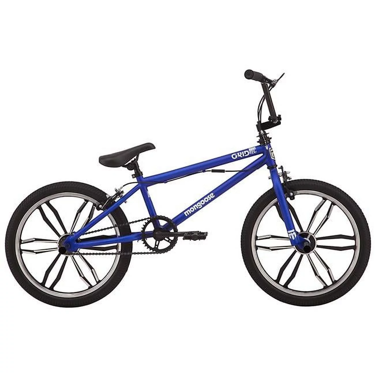 Mongoose Grid Boy’s Freestyle Bicycle Mag, Blue