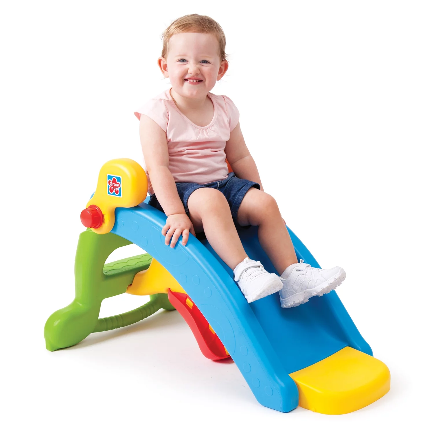 Grow ‘N Up Plastic Toddler Slide and Rocker Combo