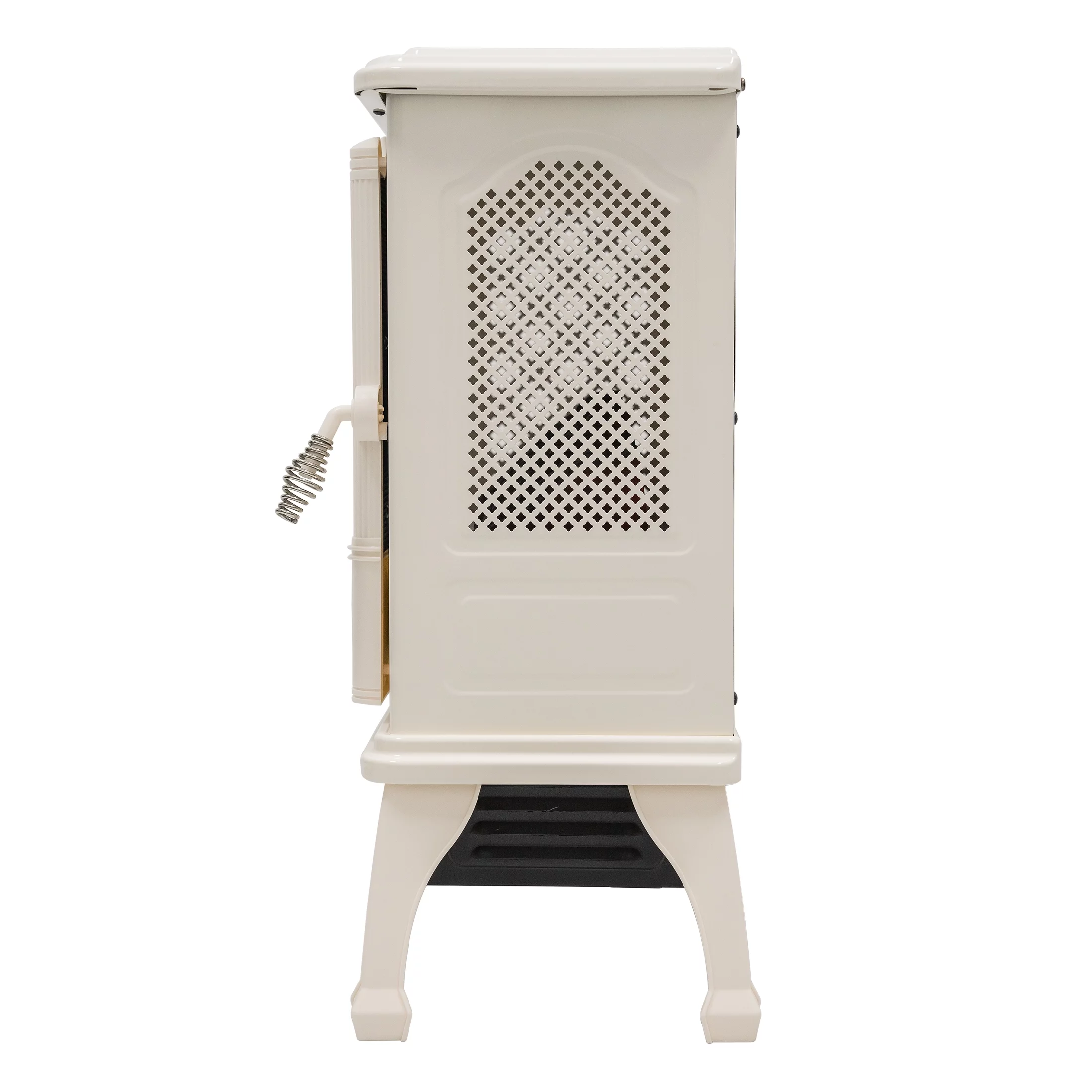 Mainstays New 2-Setting 3D Electric Stove Heater with Life-like Flame, Black