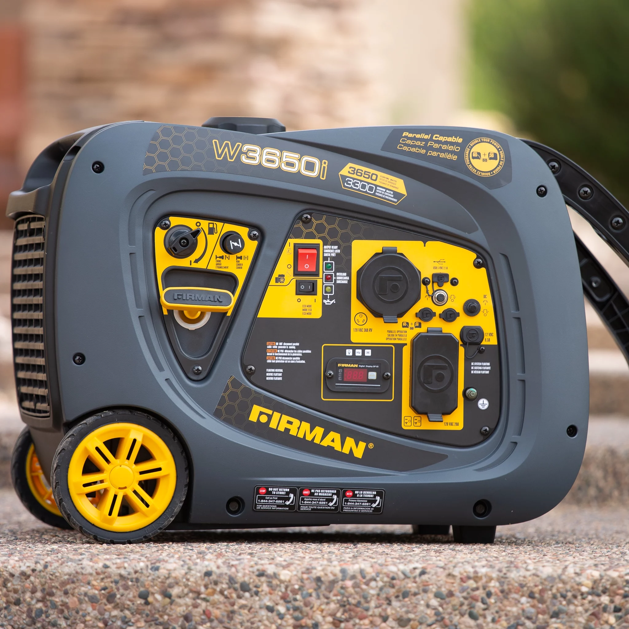 Firman W03381 Portable 3300 Watt Gasoline Generator Power