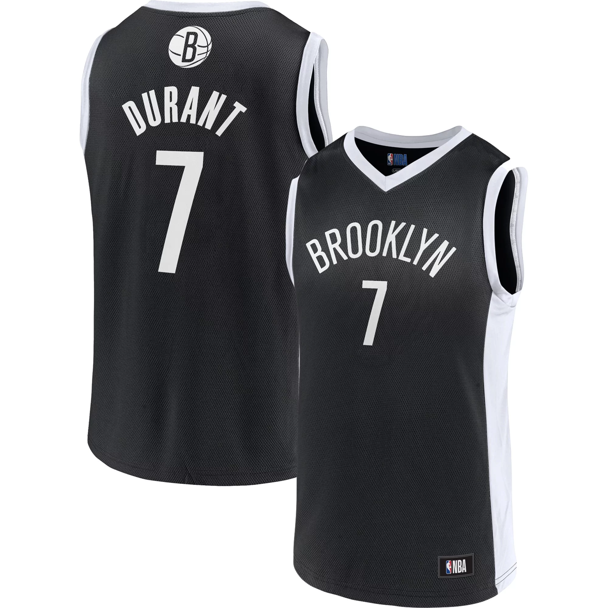 Men’s Fanatics Branded Kevin Durant Black Brooklyn Nets Player Jersey