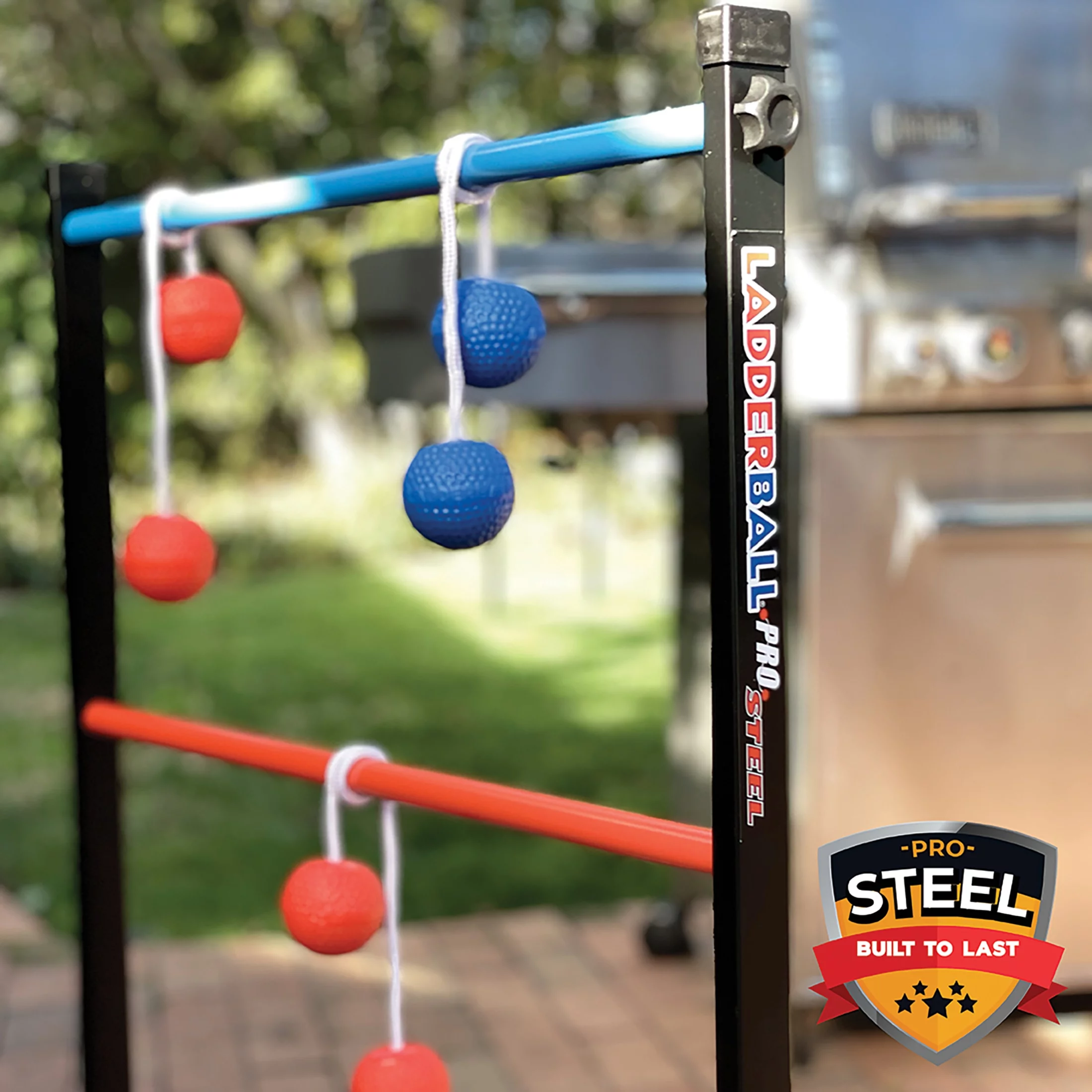 Front Porch Classics | Maranda Enterprises Ladderball Pro Steel, Black, Blue, Red, White