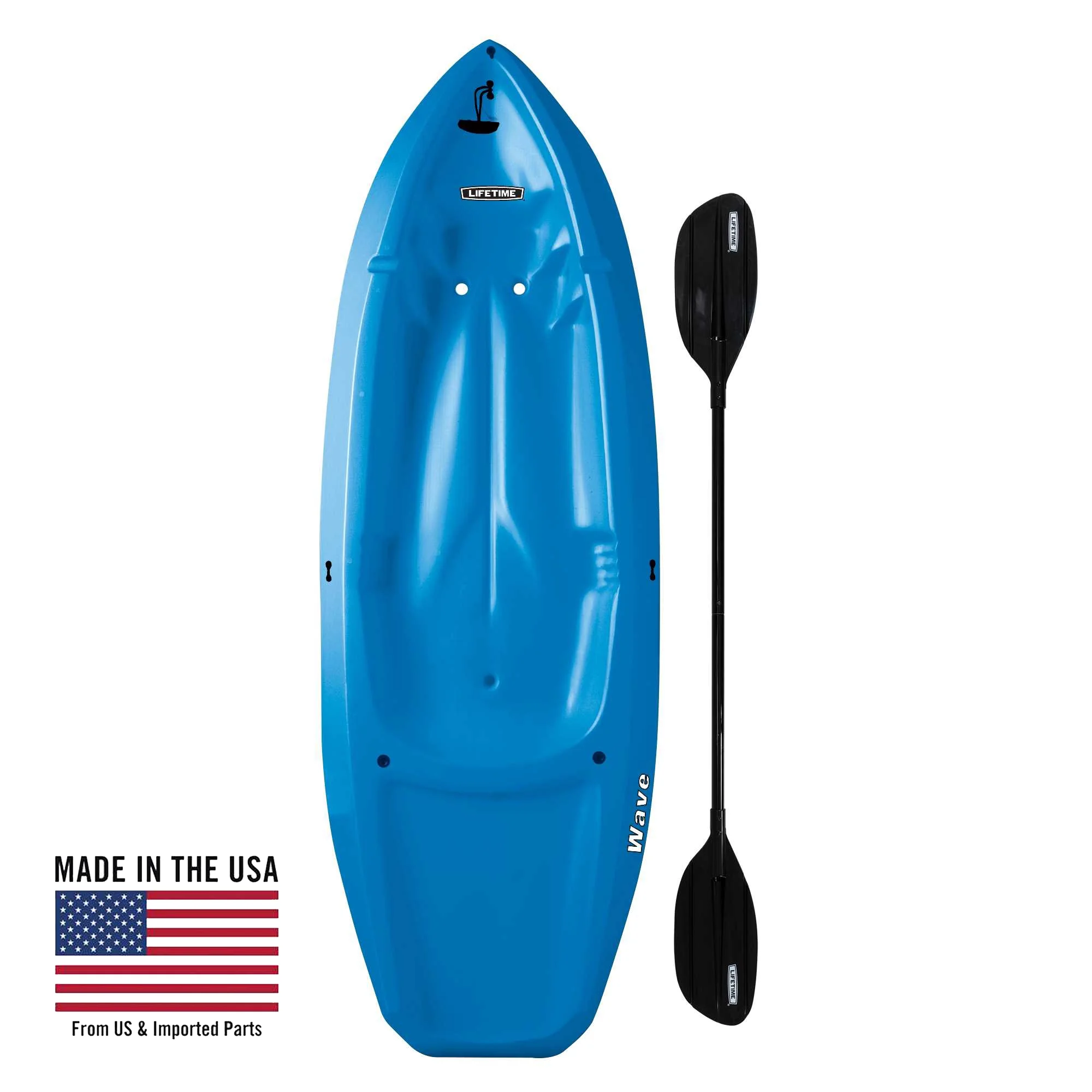 Lifetime Wave 6 ft Youth Kayak, Blue (90097)