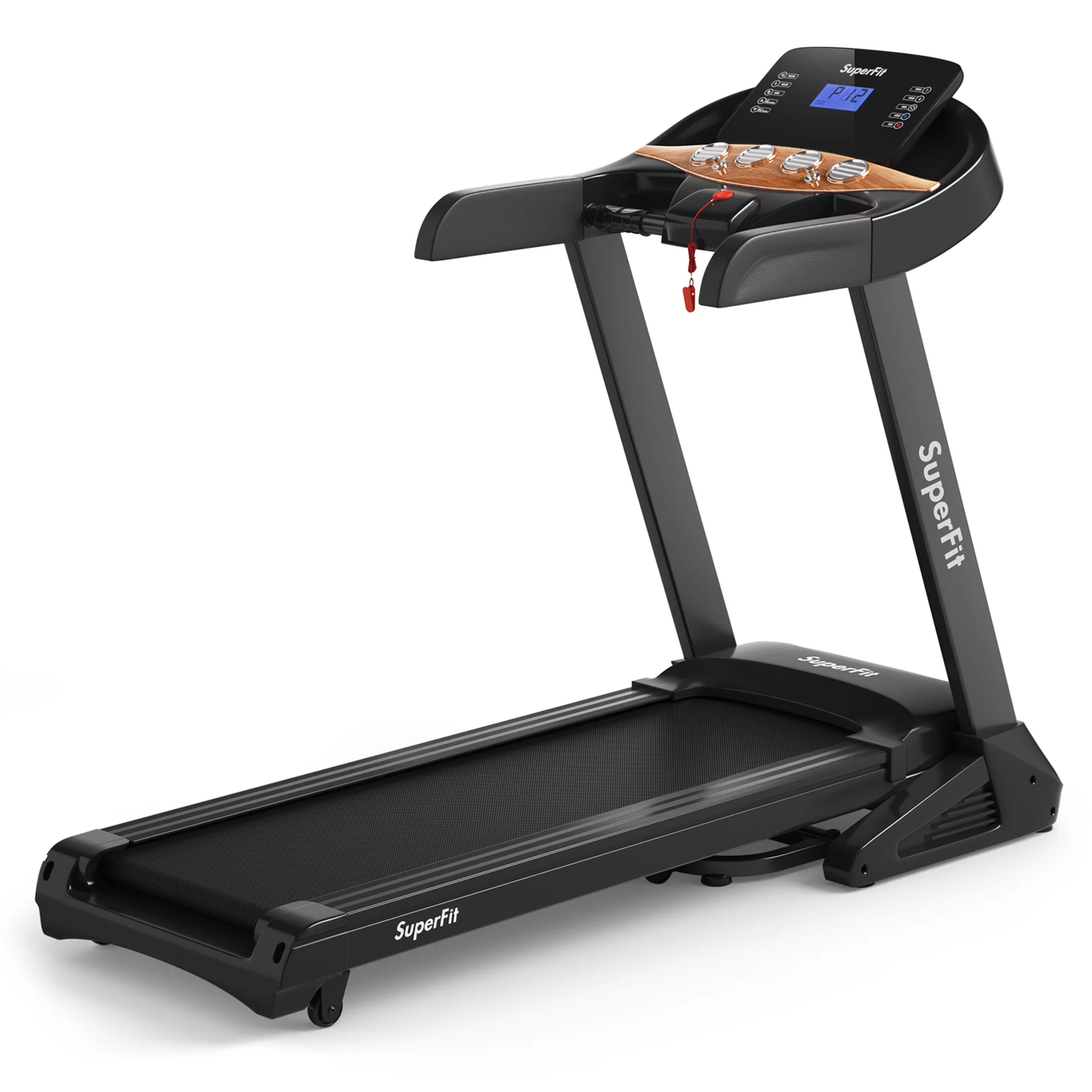 Gymax 3.75HP Folding Treadmill Running Jogging Machine w/ 15% Automatic Incline