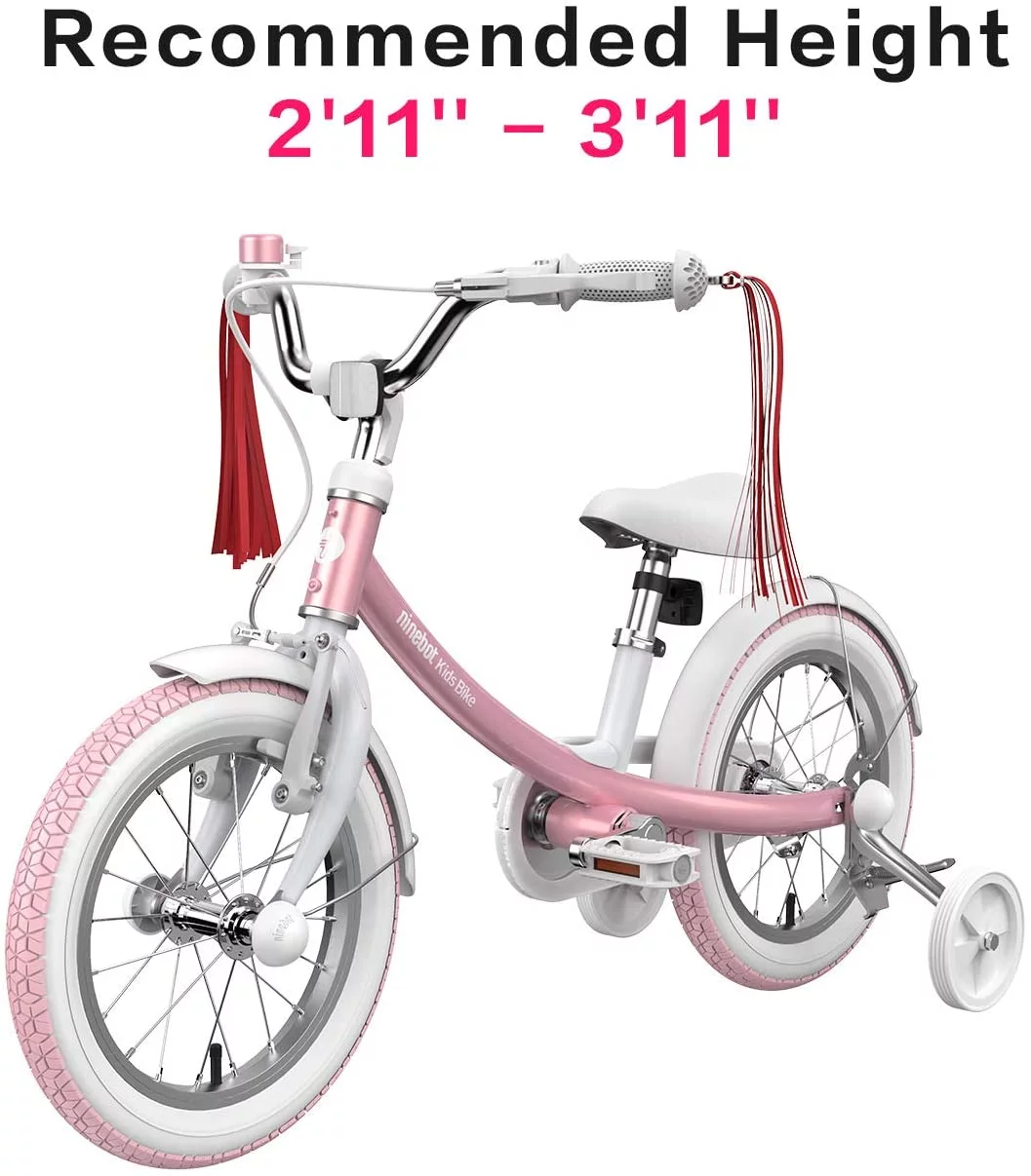 Segway-Ninebot Kids Bicycle 14 In. in Pink with Training Wheels