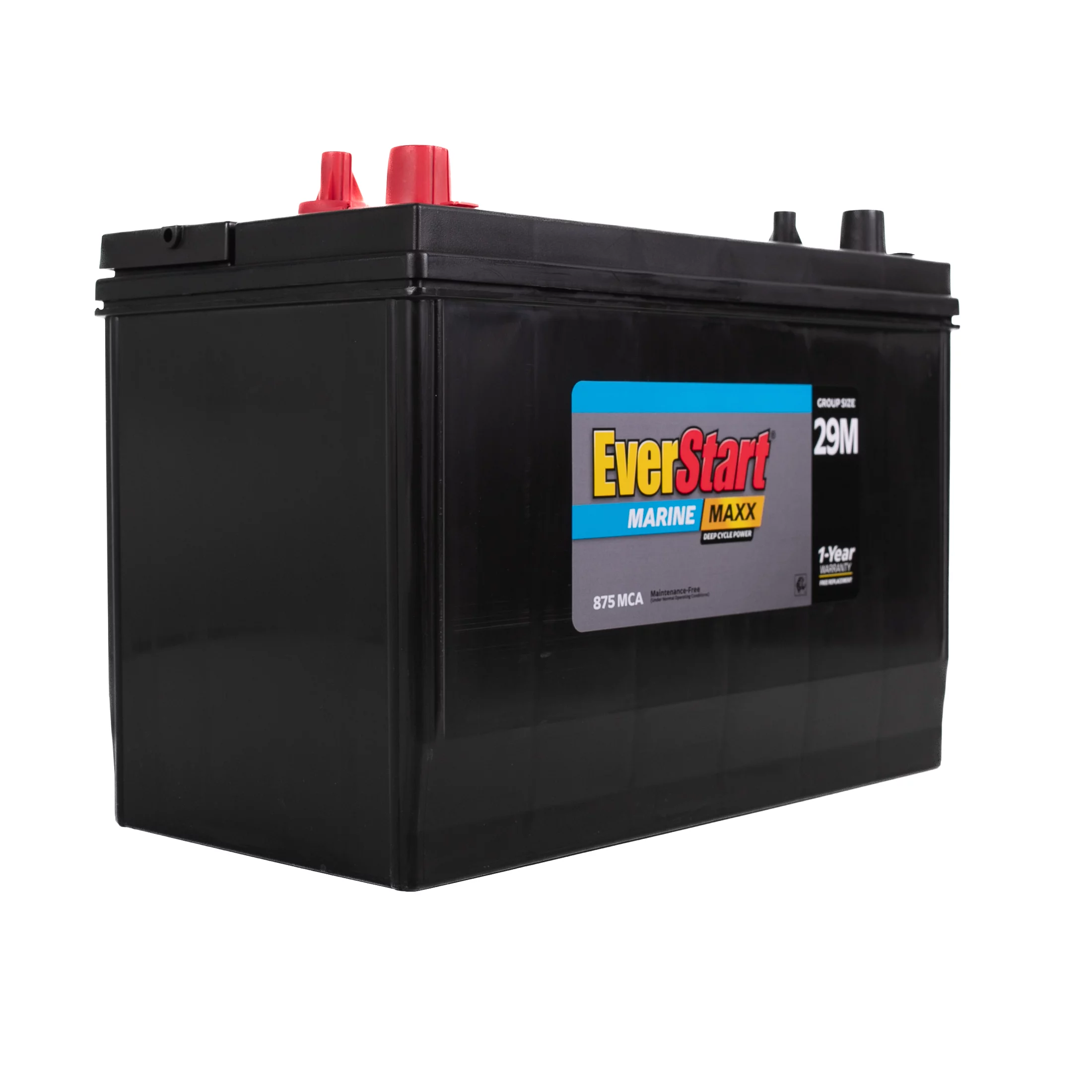 EverStart Maxx Lead Acid Marine & RV Deep Cycle Battery, Group Size 29DC (12 Volt / 845 MCA)