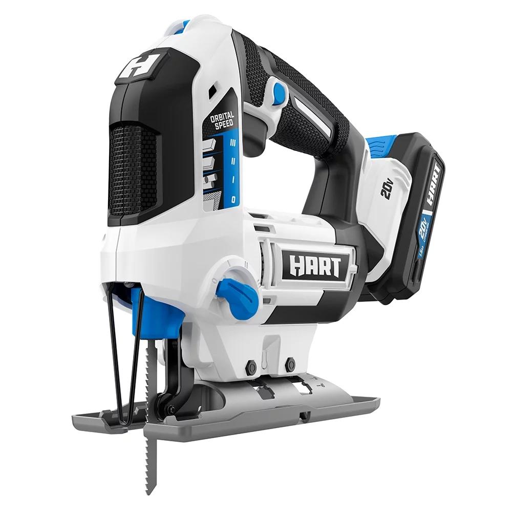 HART 20-Volt Cordless Orbital Jigsaw Kit, (1) 1.5Ah Lithium-Ion Battery