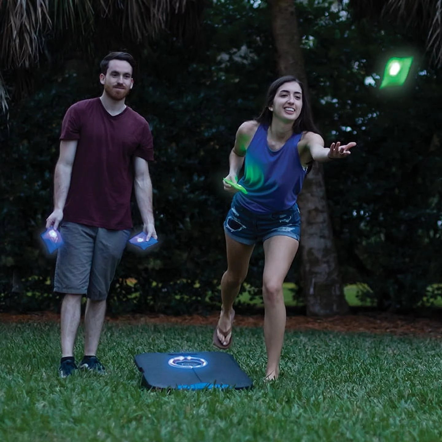 EastPoint Sports Light-Up Bean Bag Toss, Cornhole Set