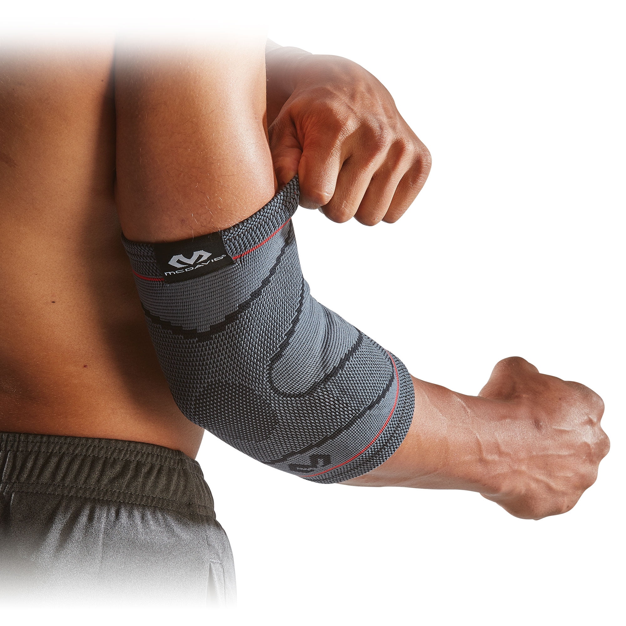 McDavid Elbow Compression Knit Sleeve W/Gel Buttress L/XL