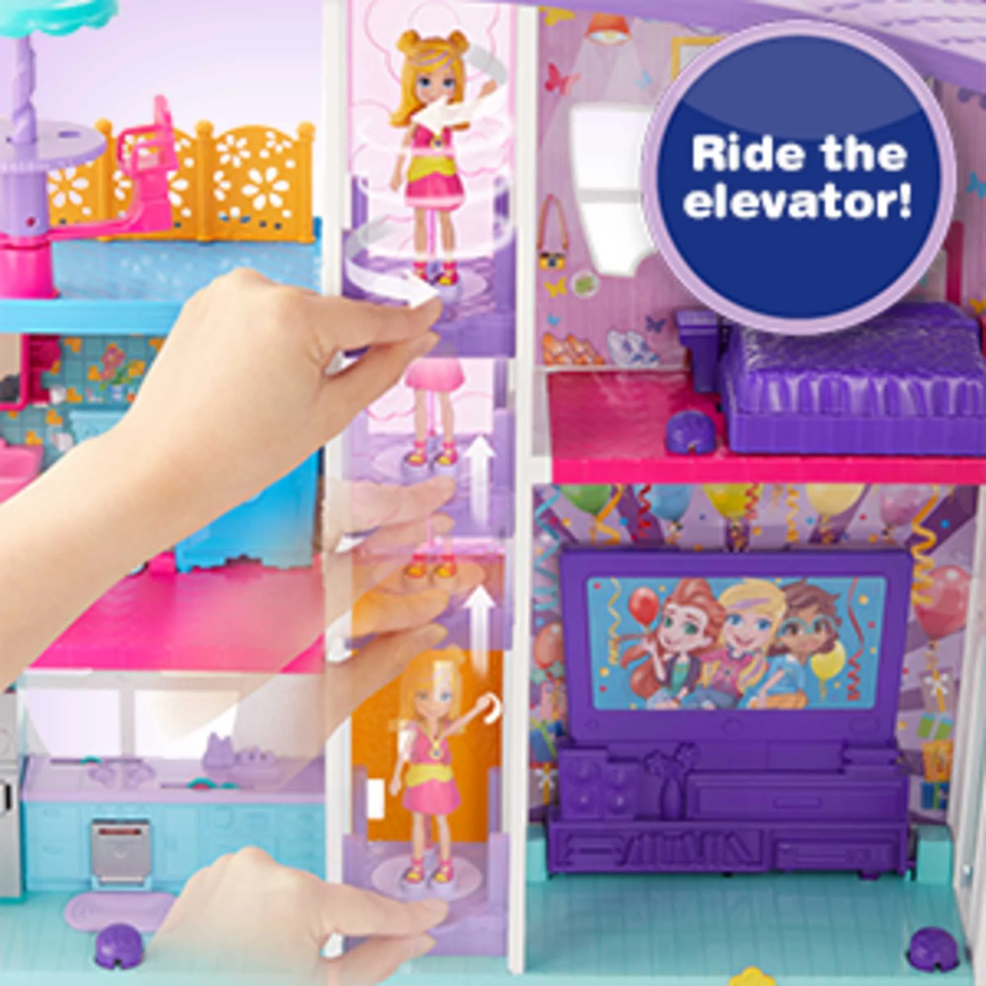 Polly Pocket Poppin’ Party Pad Is a Transforming Playhouse!