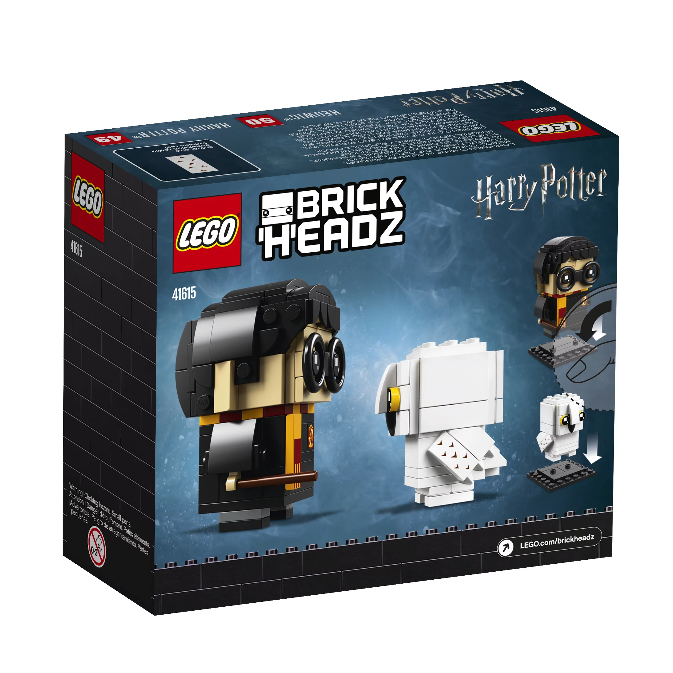 LEGO BrickHeadz Harry Potter? & Hedwig? 41615 (180 Pieces)