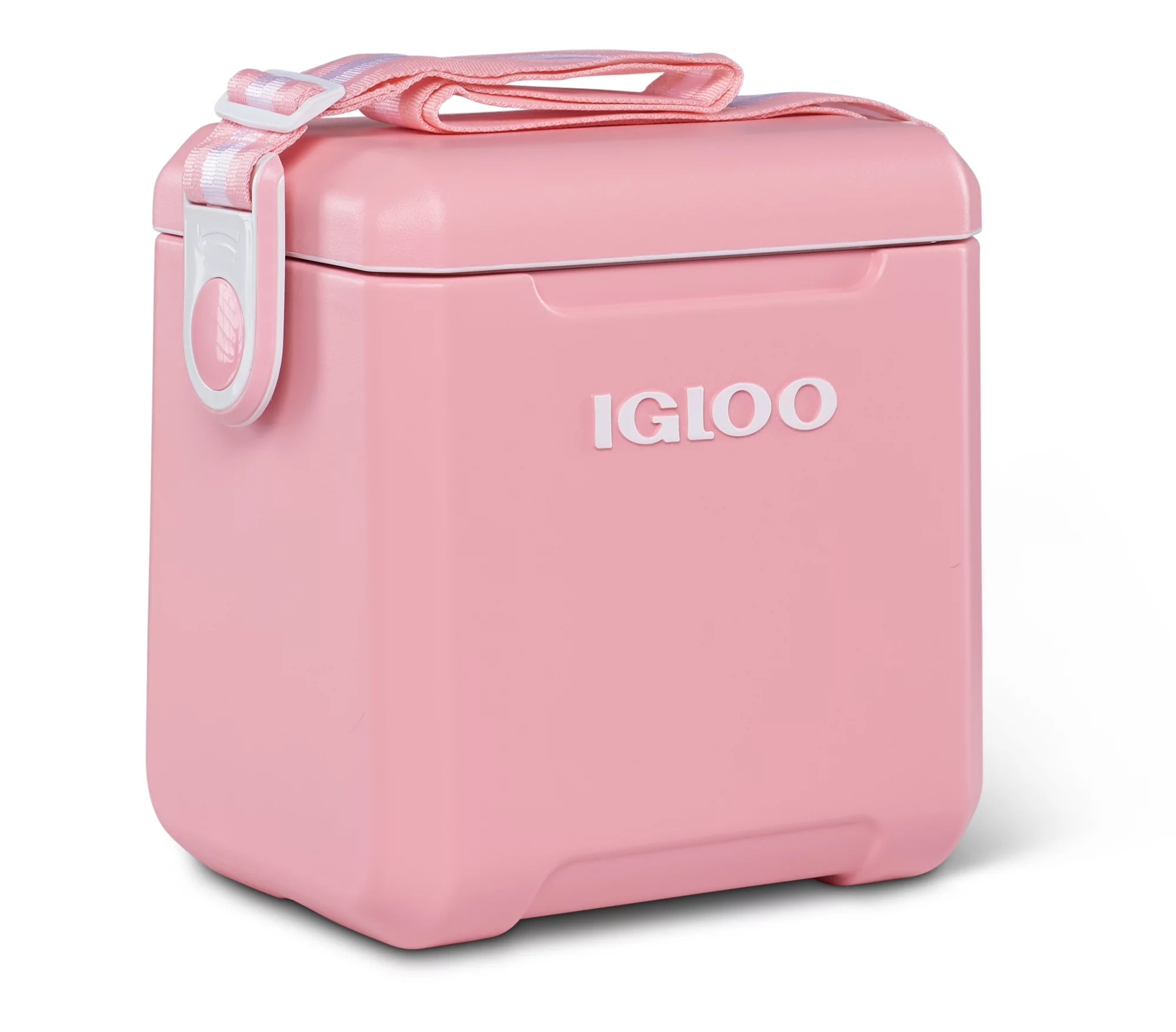 Igloo 11 QT Tag-a-Long Hard Sided Cooler, Blush, 14 Can Capacity