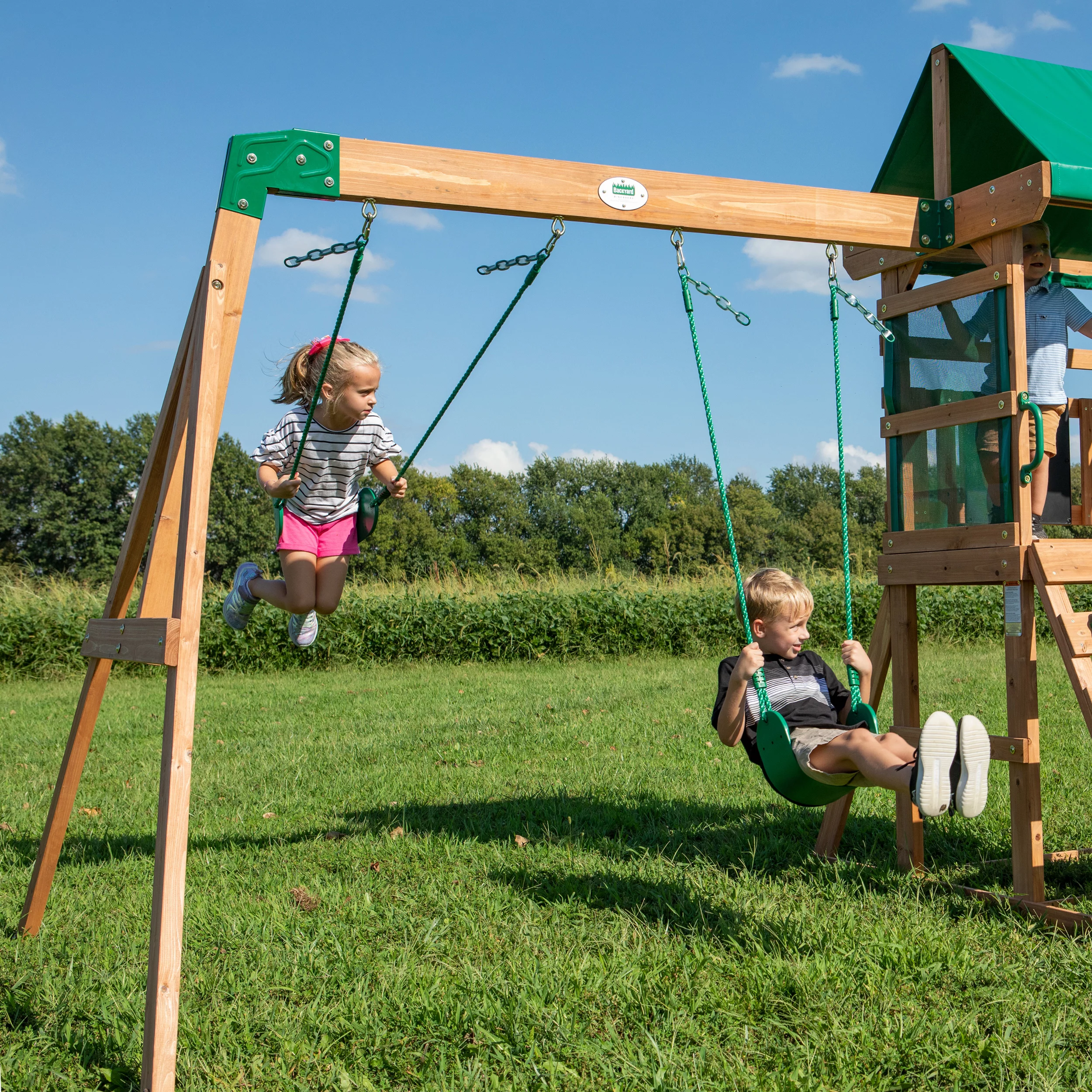 Backyard Discovery Buckley Hill Swing Set