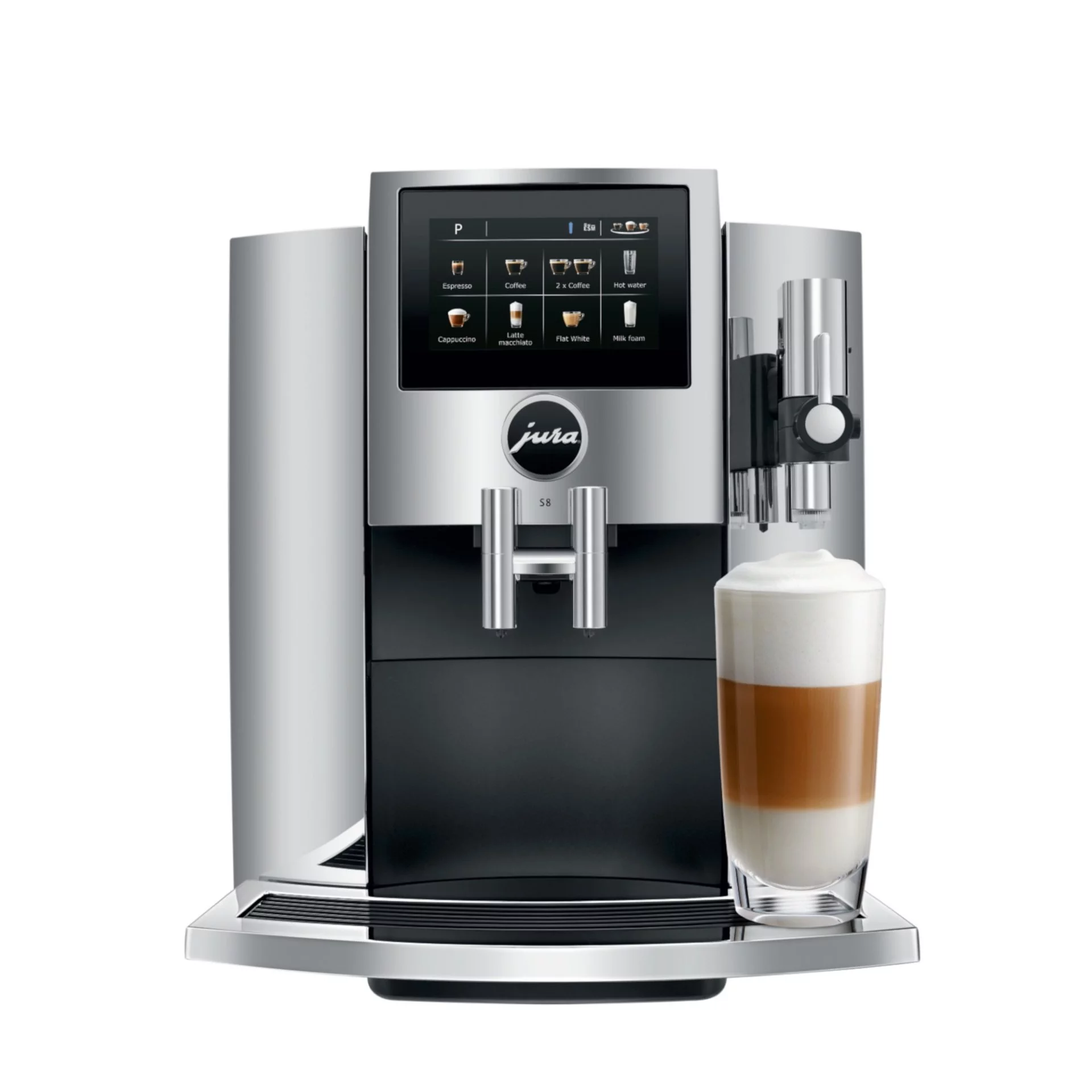 Jura S8 Multifunction Automatic Coffee & Espresso Machine | Chrome