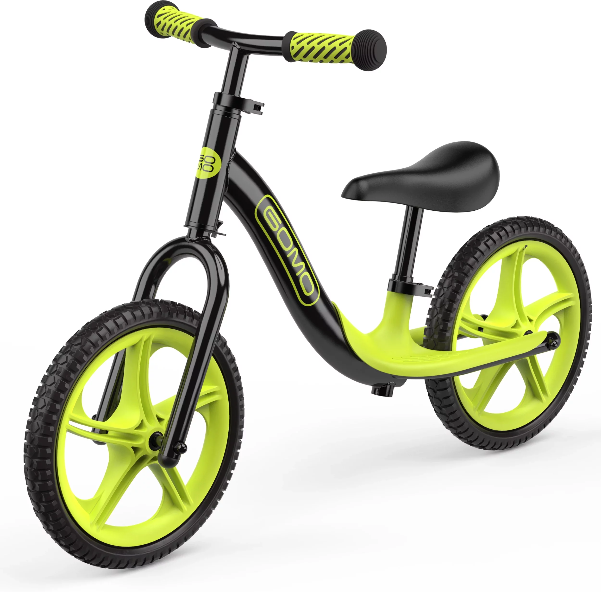 GOMO Balance Bike – Toddler Training Bike for 18 Months, 2, 3, 4 and 5 Year Old Kids – Ultra Cool Colors Push Bikes for Toddlers/No Pedal Scooter Bicycle with Footrest