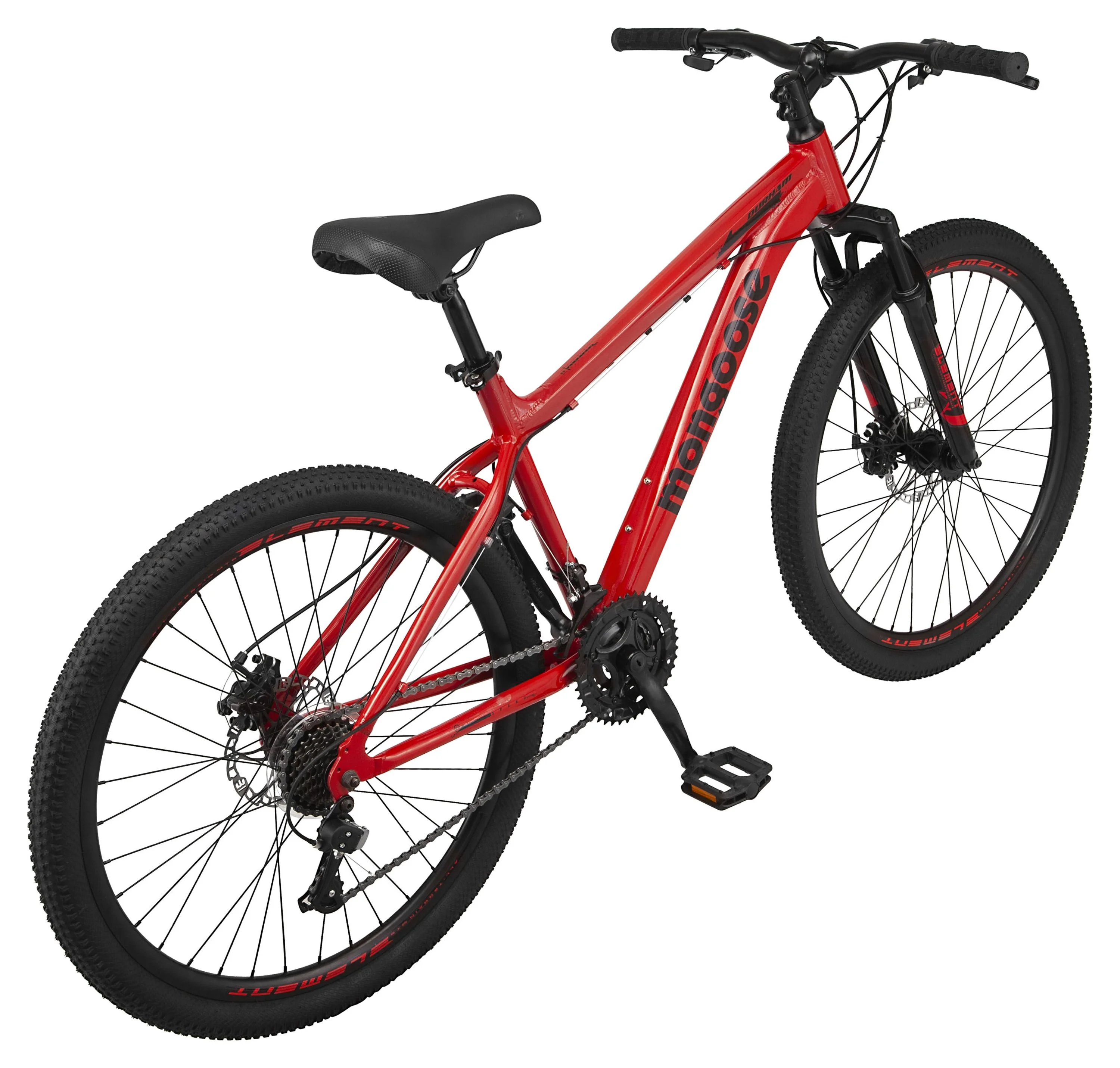 Mongoose 26-in. Durham Unisex Mountain Bike, Red and Black, 21 Speeds