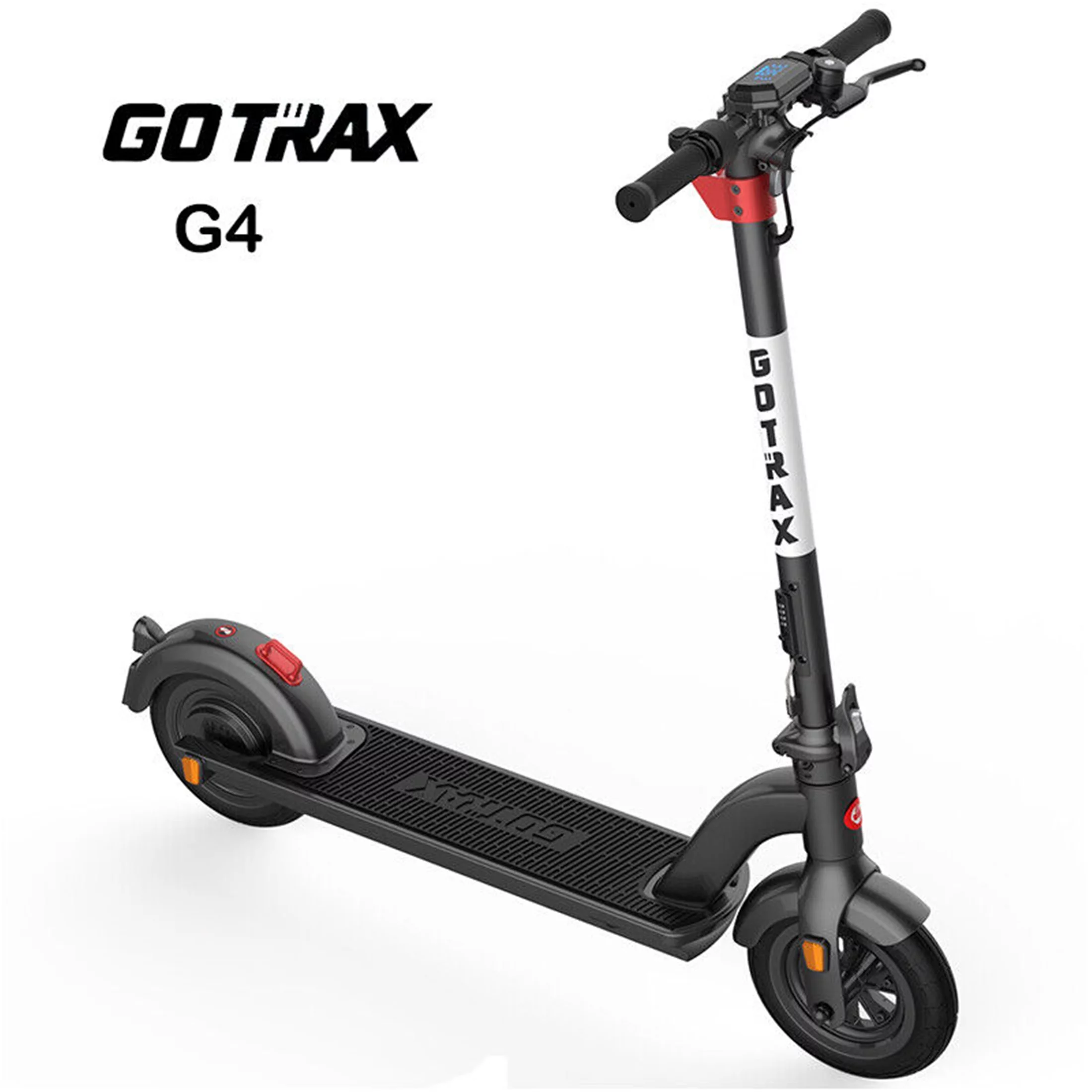 GOTRAX G4 Adult Electric Scooter, 10inch Tires 20MPH, 25mile Range, Folding Frame and 2 Gear Speed Commuter E-Scooter for Adult