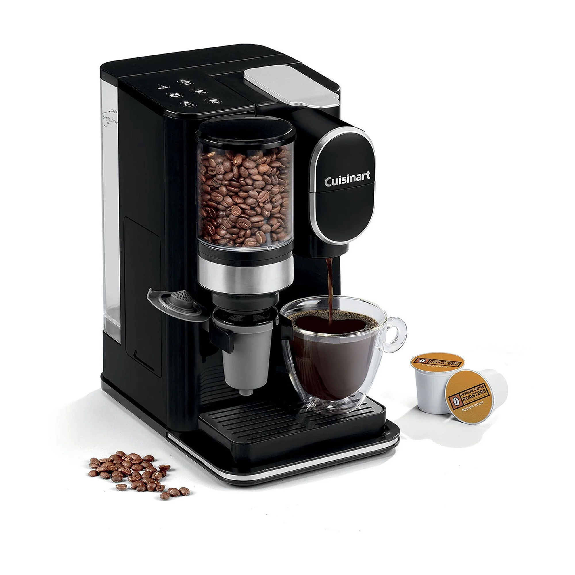 Cuisinart Grind & Brew Single-Serve Coffeemaker, 100g, Black, DGB-2