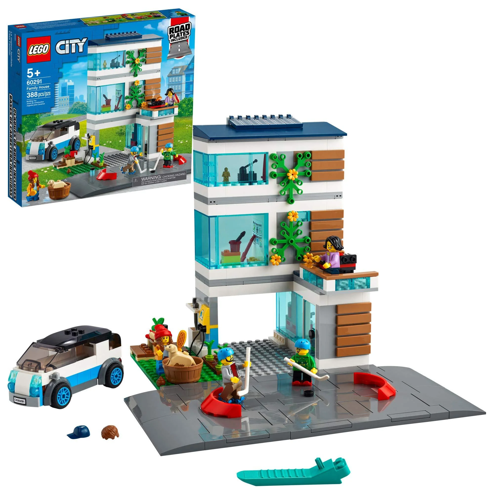 LEGO Family House 60291 Building Set (388 Pieces)