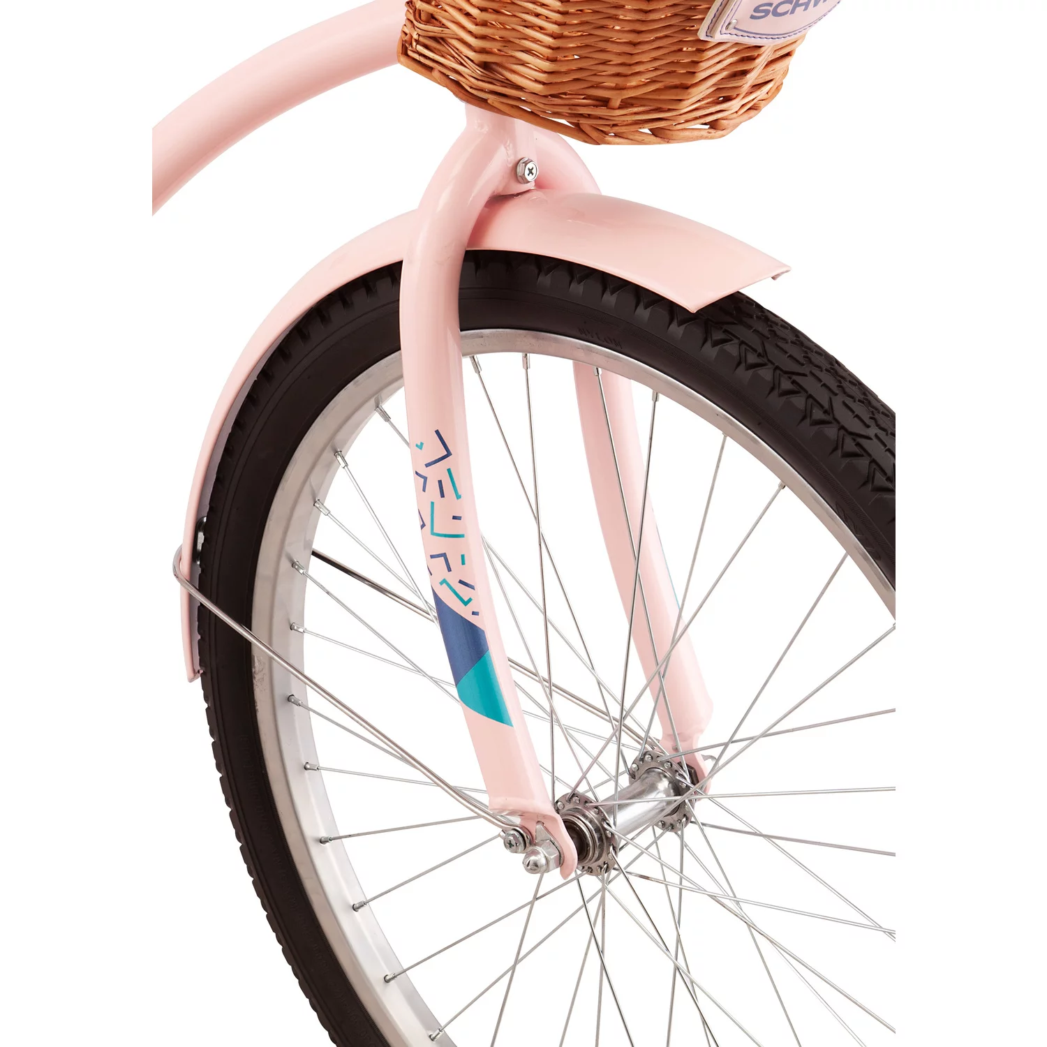 Schwinn Schwinn Baywood 1 Deluxe Cruiser Bike, 24-Inch Wheels, Single Speed, Pink