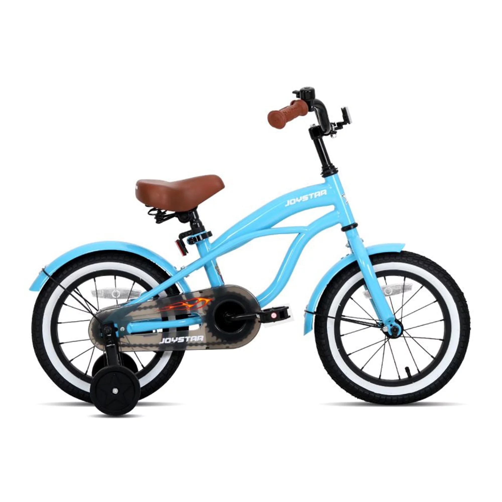 Joystar Kids Toddler Bicycle with 16 Inch Training Wheels for Ages 4 to 7