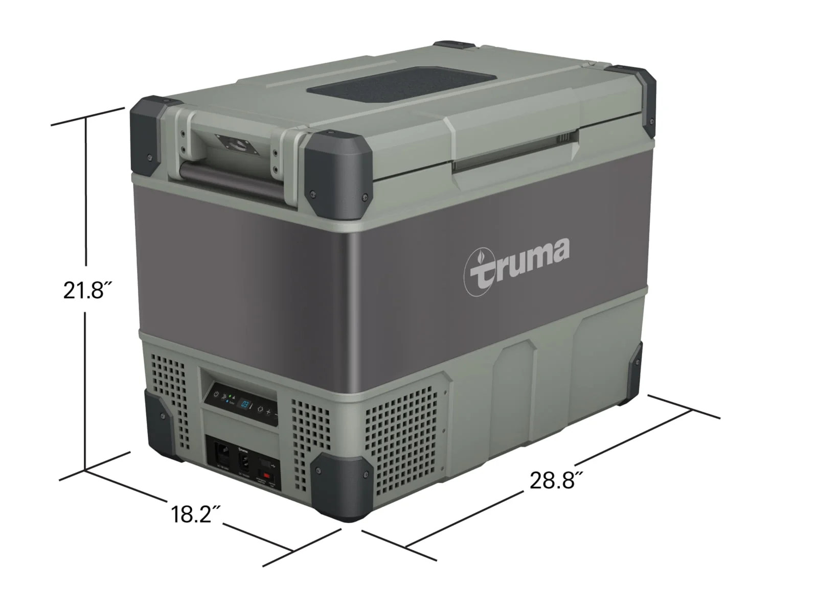 Truma Cooler C73 Single Zone Portable Fridge/Freezer, Earth Green, 73 liter, 450